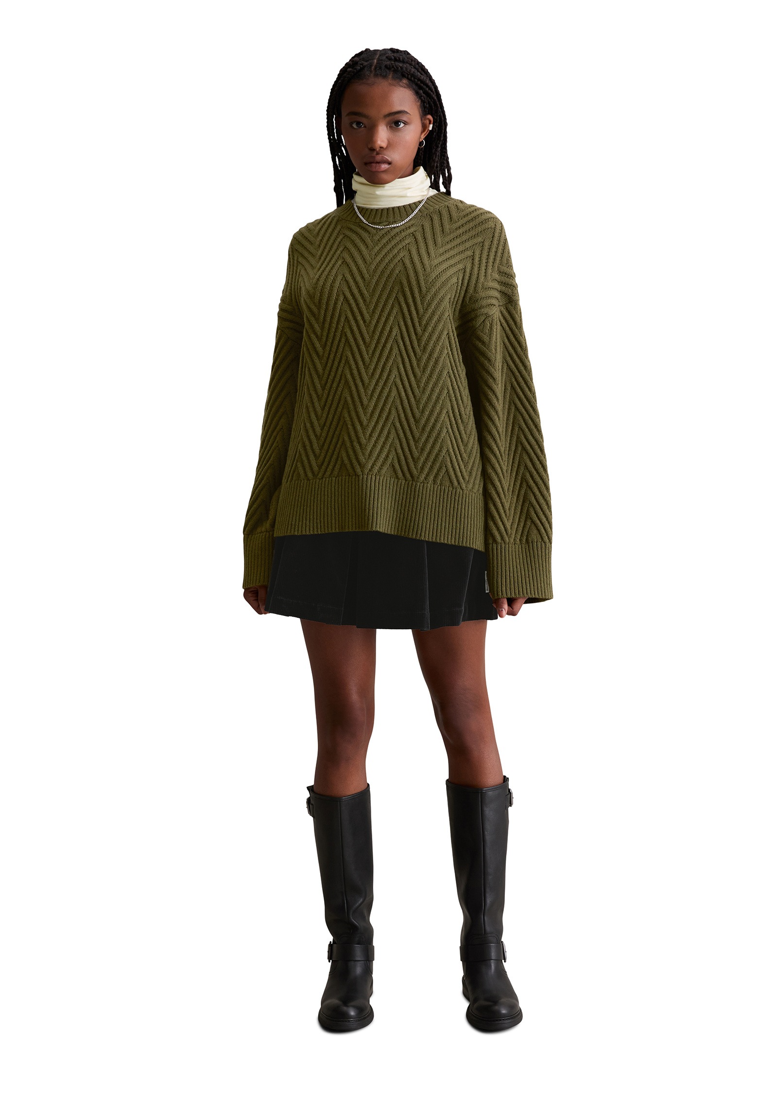 Marc O'Polo DENIM Strickpullover »aus weichem Schurwolle-Mix«