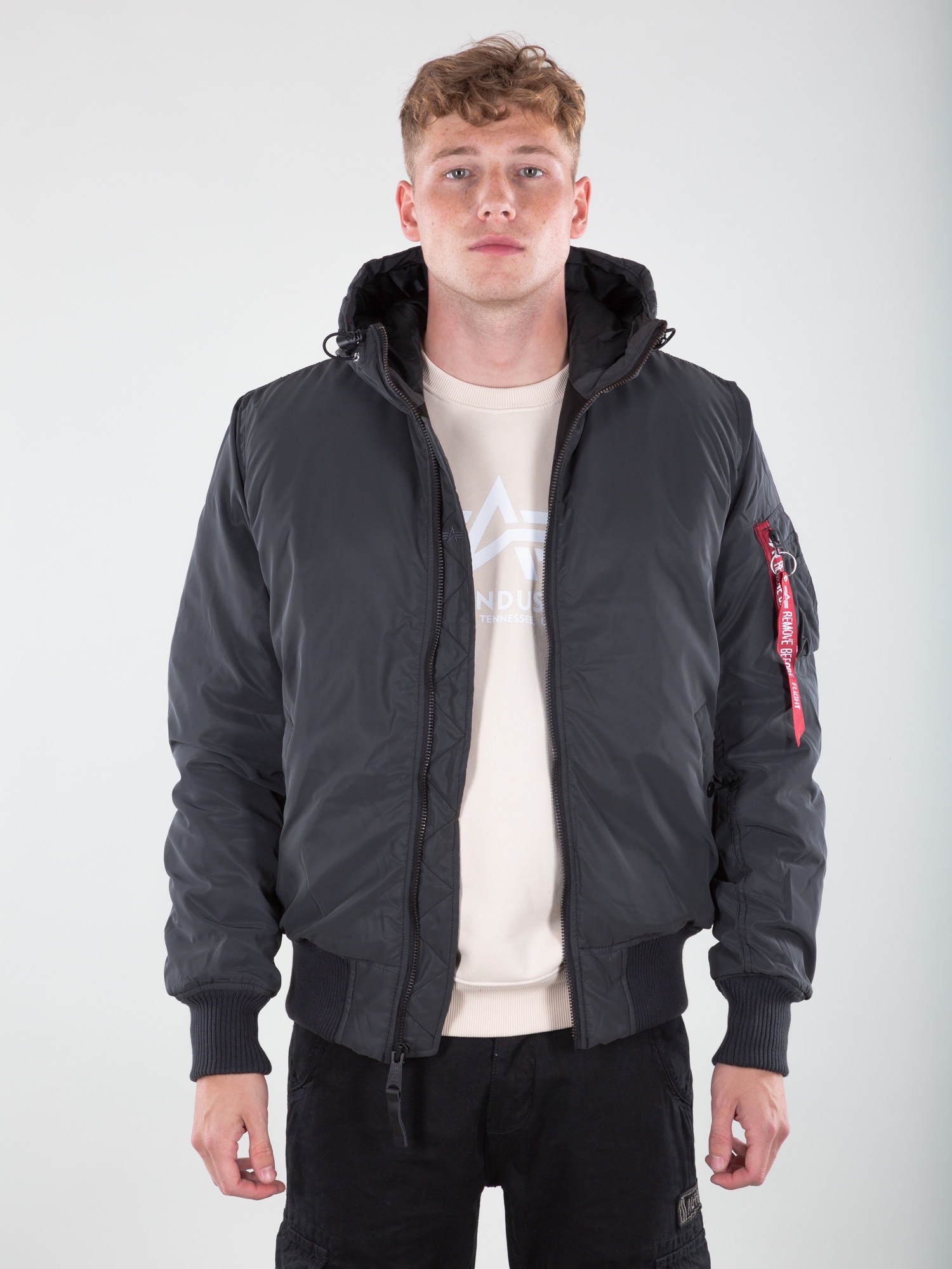 Alpha Industries Bomberjacke "MA-1 Hooded Reflective" günstig online kaufen