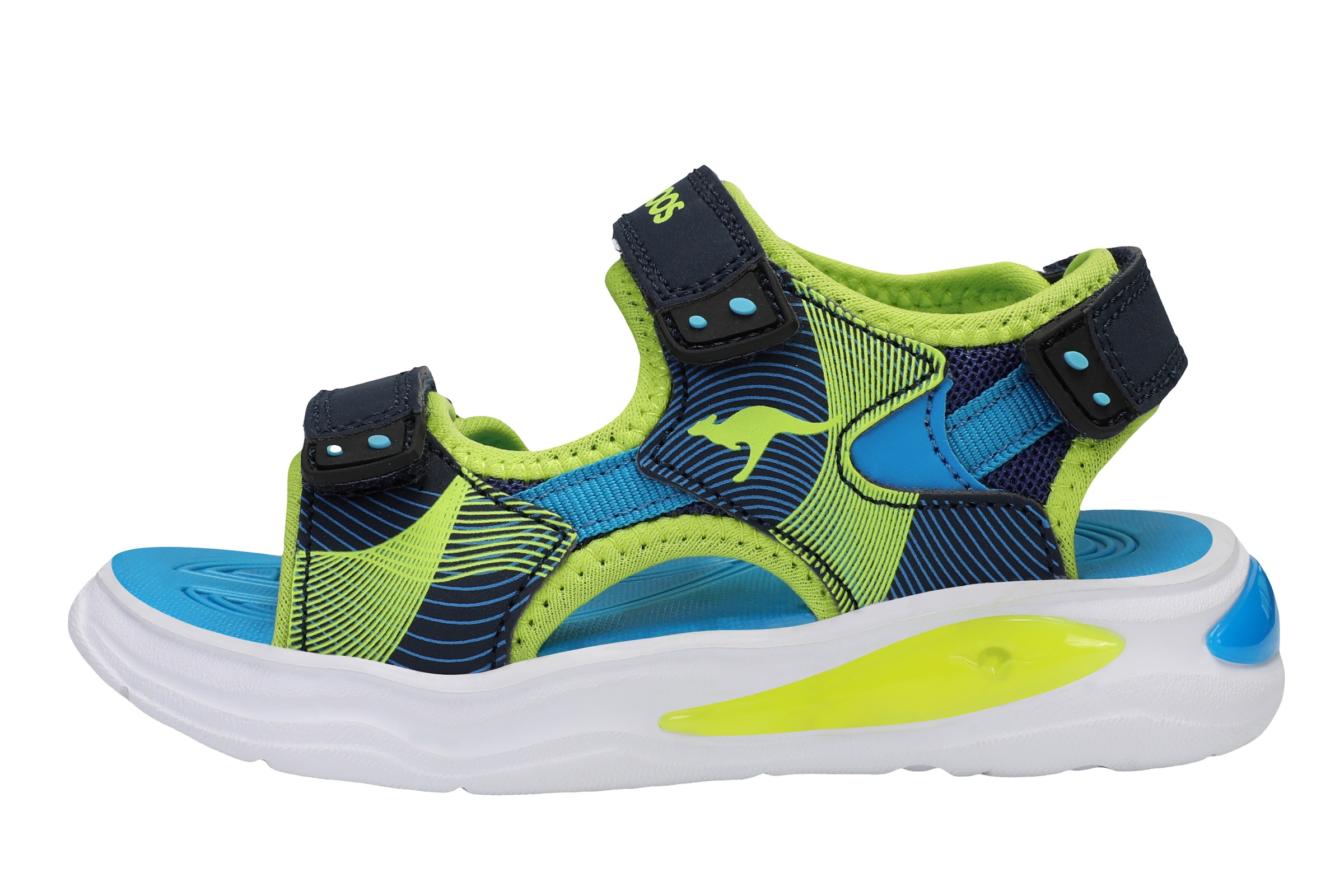 KangaROOS Sandale »K-SLS Ruffy«, mit Blinkfunktion