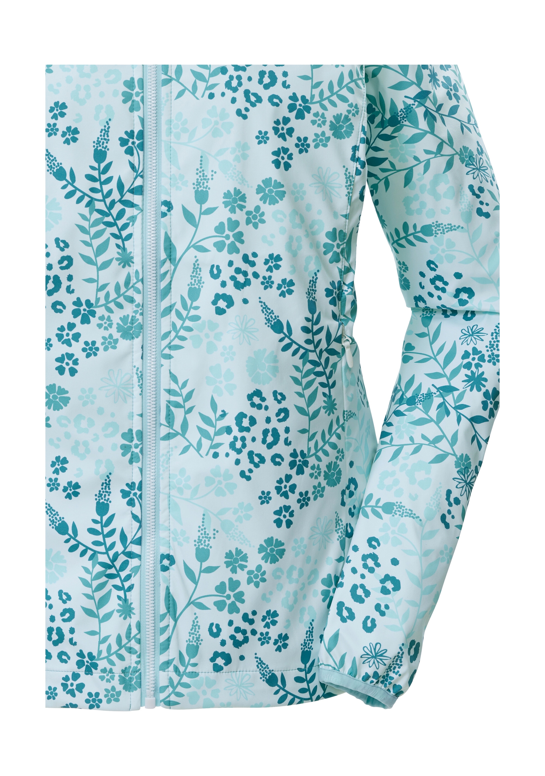 Killtec Softshelljacke »KOS 14 WMN SFTSHLL JCKT AOP« Wasserabweisende, atmungsaktive Softshelljacke mit Kapuze