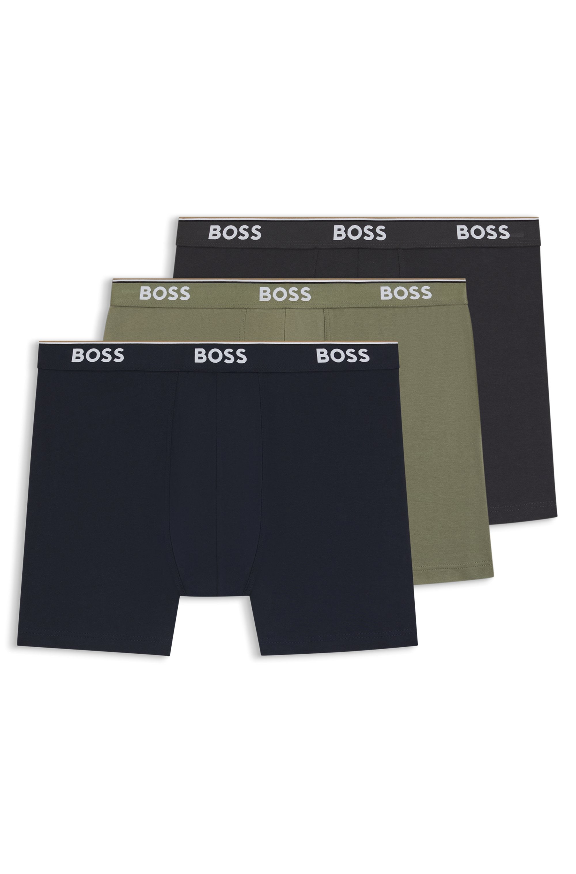 BOSS Boxershorts "BoxerBrLong 3P Power" günstig online kaufen