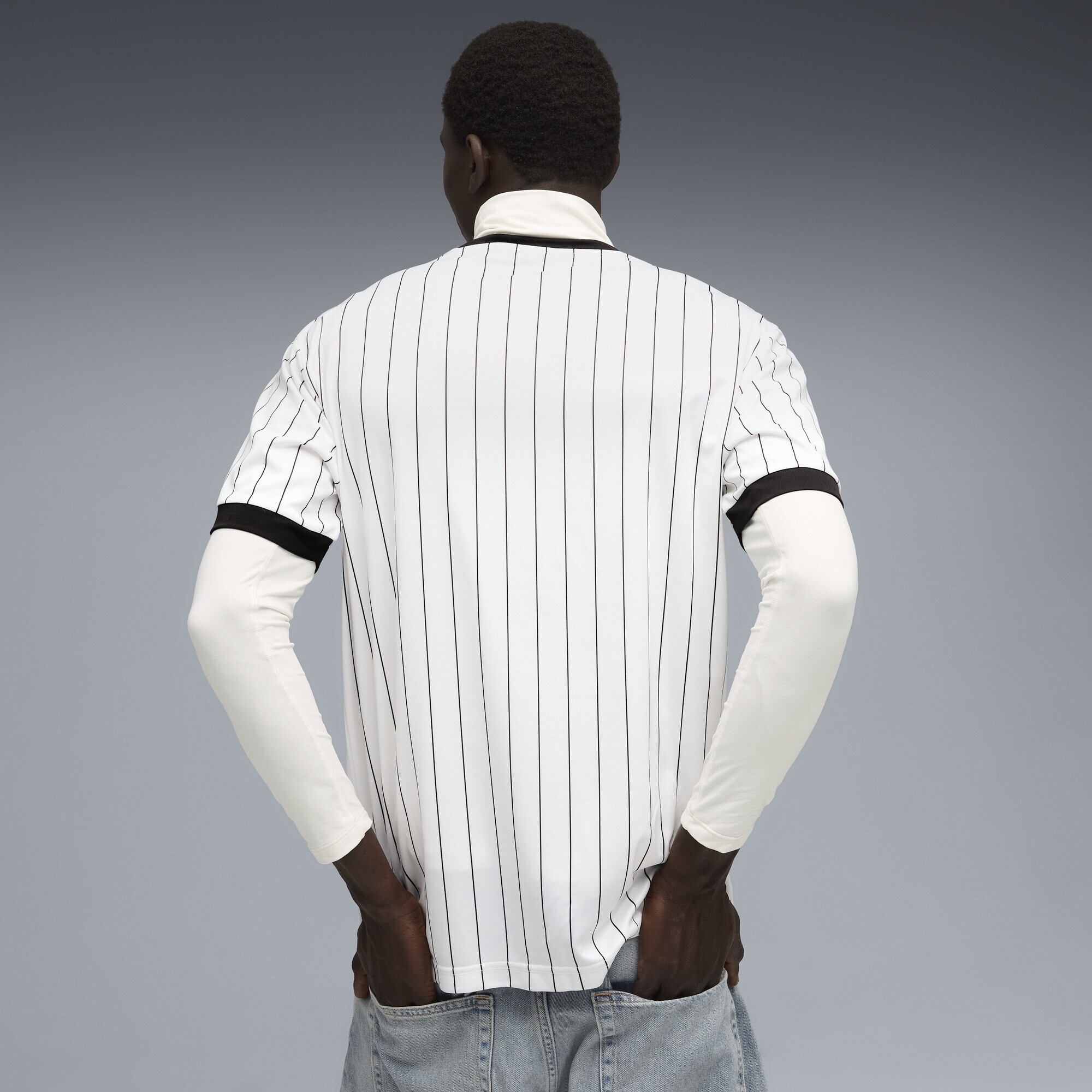PUMA Trainingsshirt »Essentials Gestreiftes Trikot Herren«