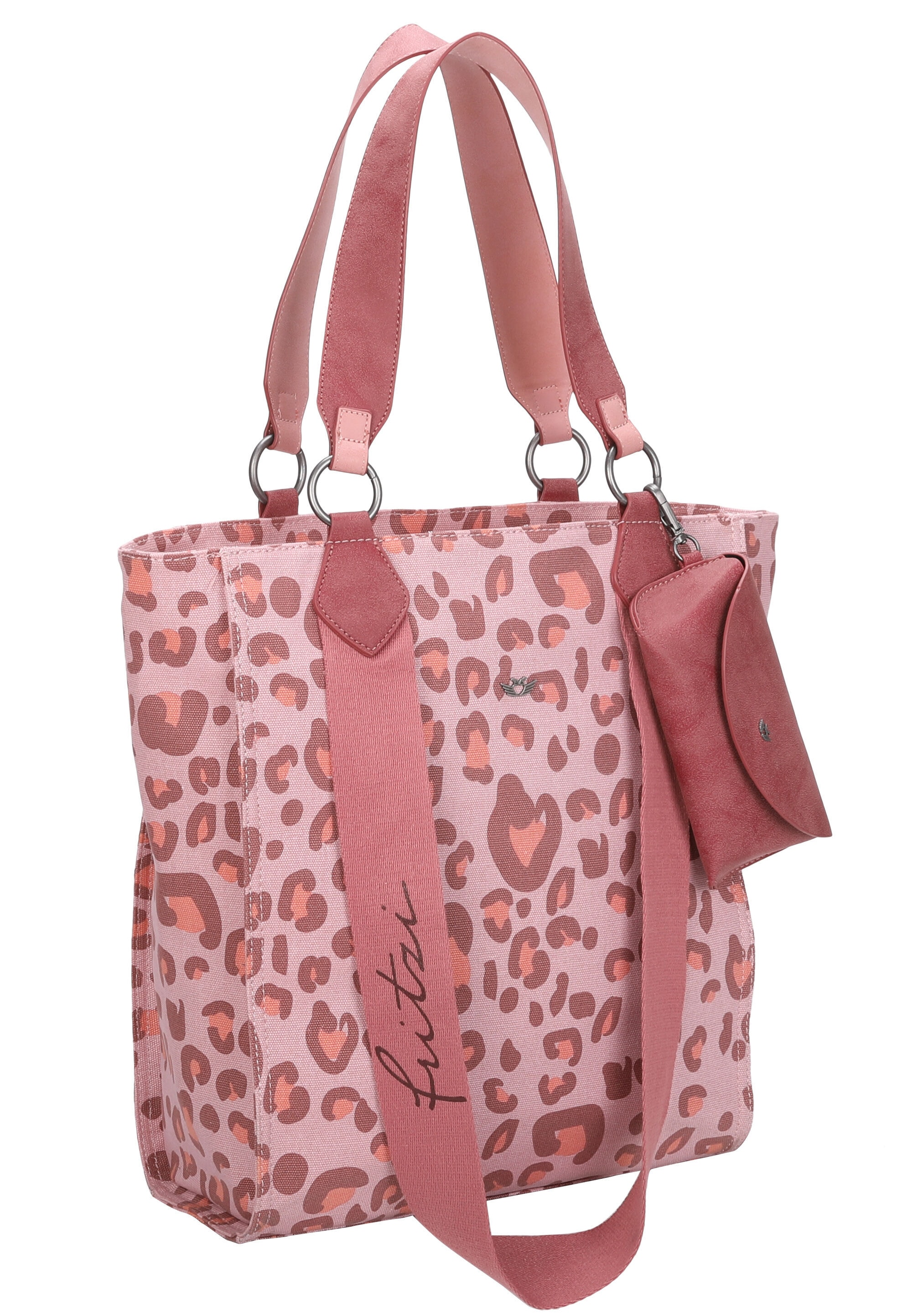 Fritzi aus Preußen Schultertasche »Izzy02« mit Leomuster