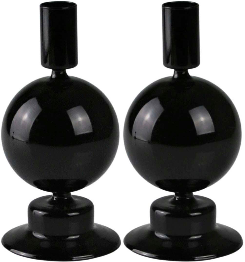 AM Design Kerzenhalter »Kerzenständer mit bestellen Dekoobjekt BAUR kunstvollen Höhe Glas, ca. | Ausbuchtungen«, cm, St.), 2 16 aus (Set