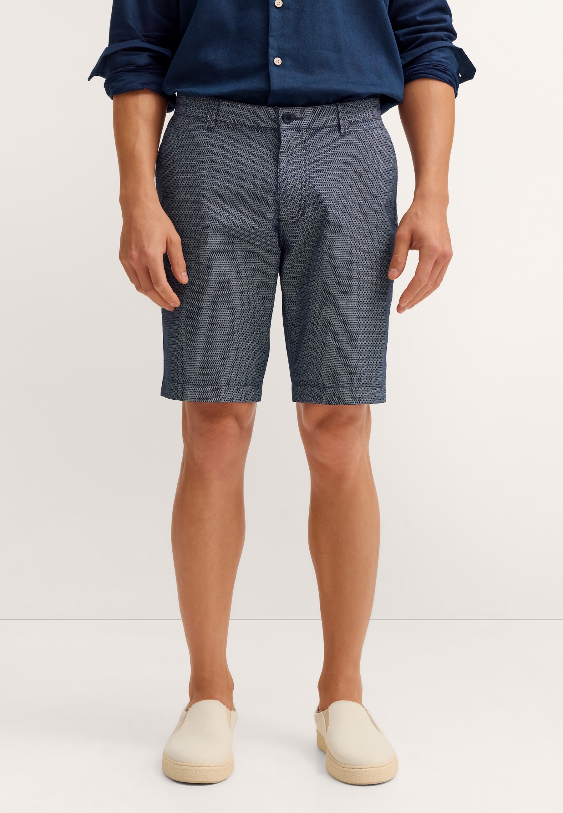 bugatti Bermudas Modern Fit aus Baumwoll-Elasthan-Mix