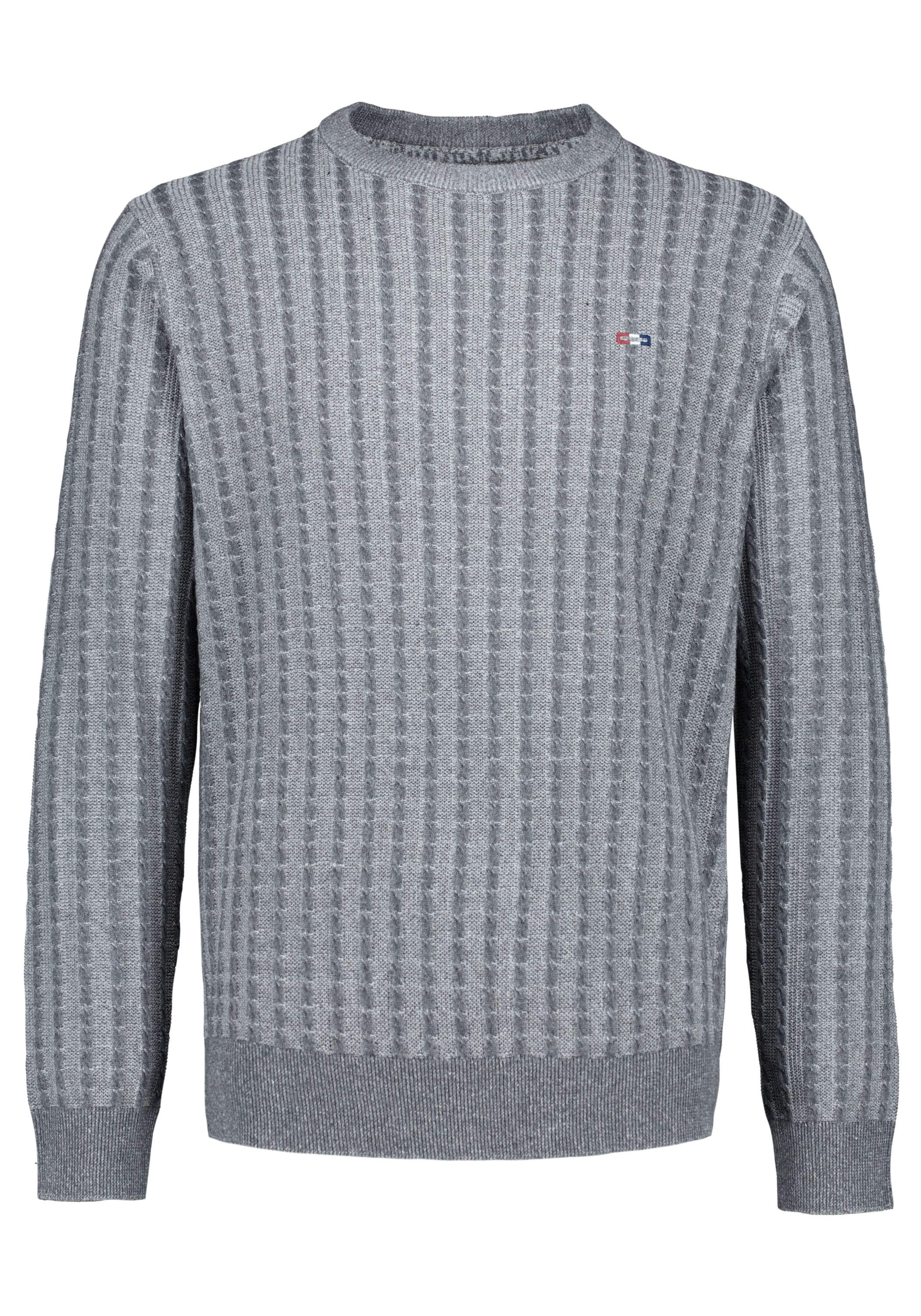 BISON Strickpullover »Strickpullover Comfort Fit«