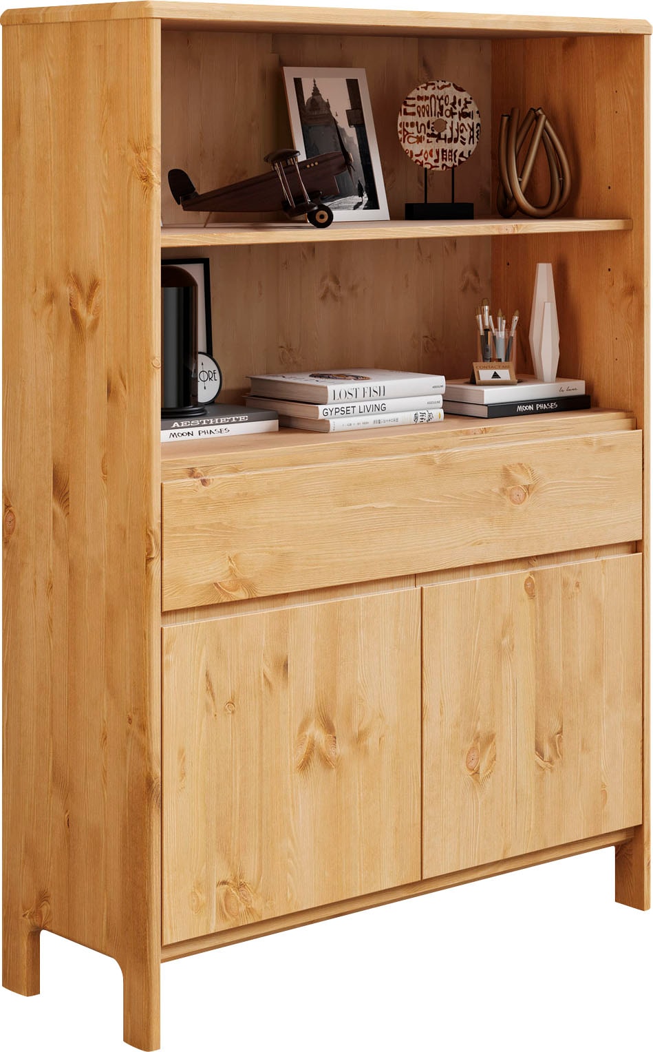 OTTO home Regal "Luven" zertifiziertes Massivholz, Breite 98 cm günstig online kaufen