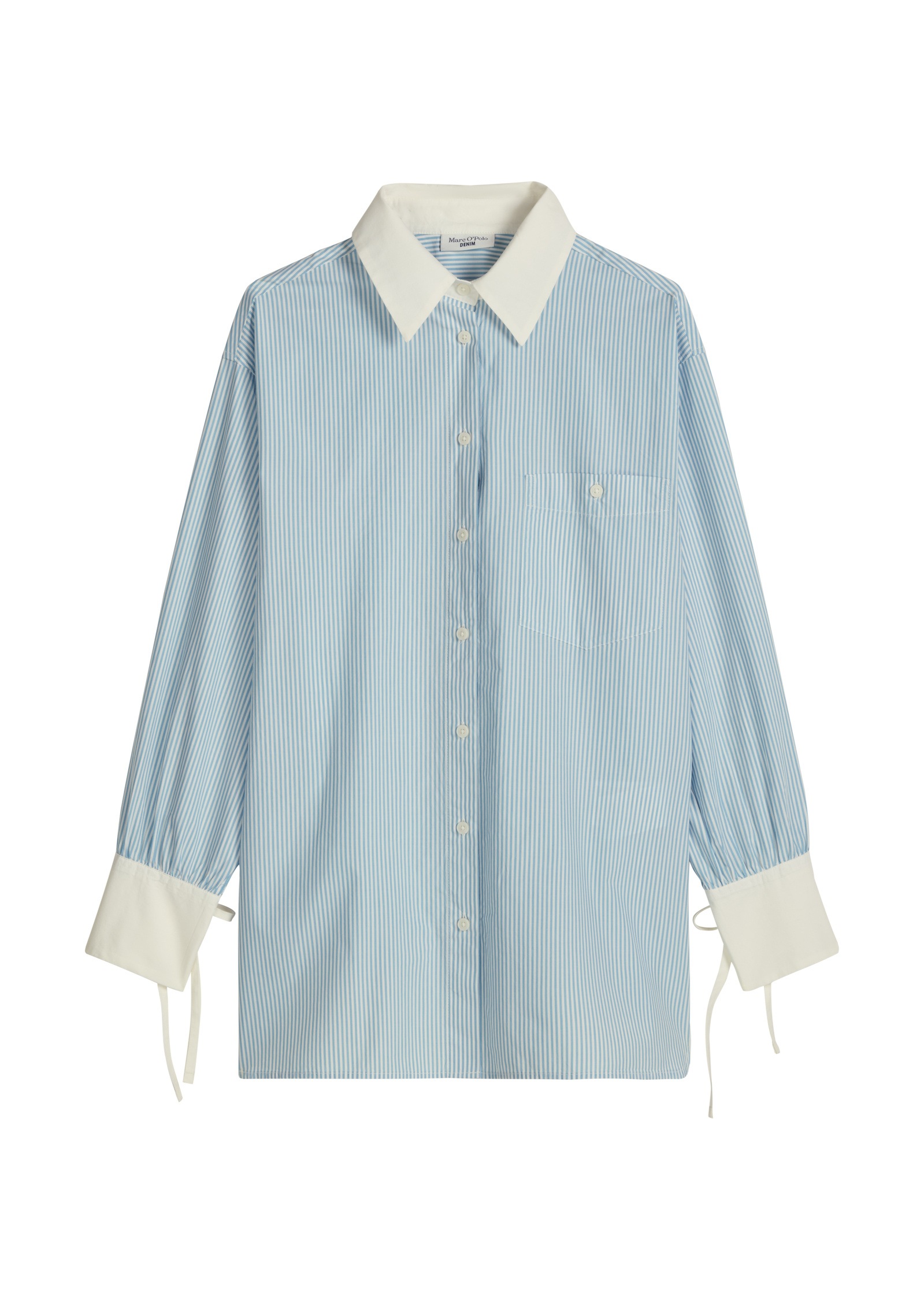 Marc O'Polo DENIM Langarmbluse »aus Papertouch Popeline«