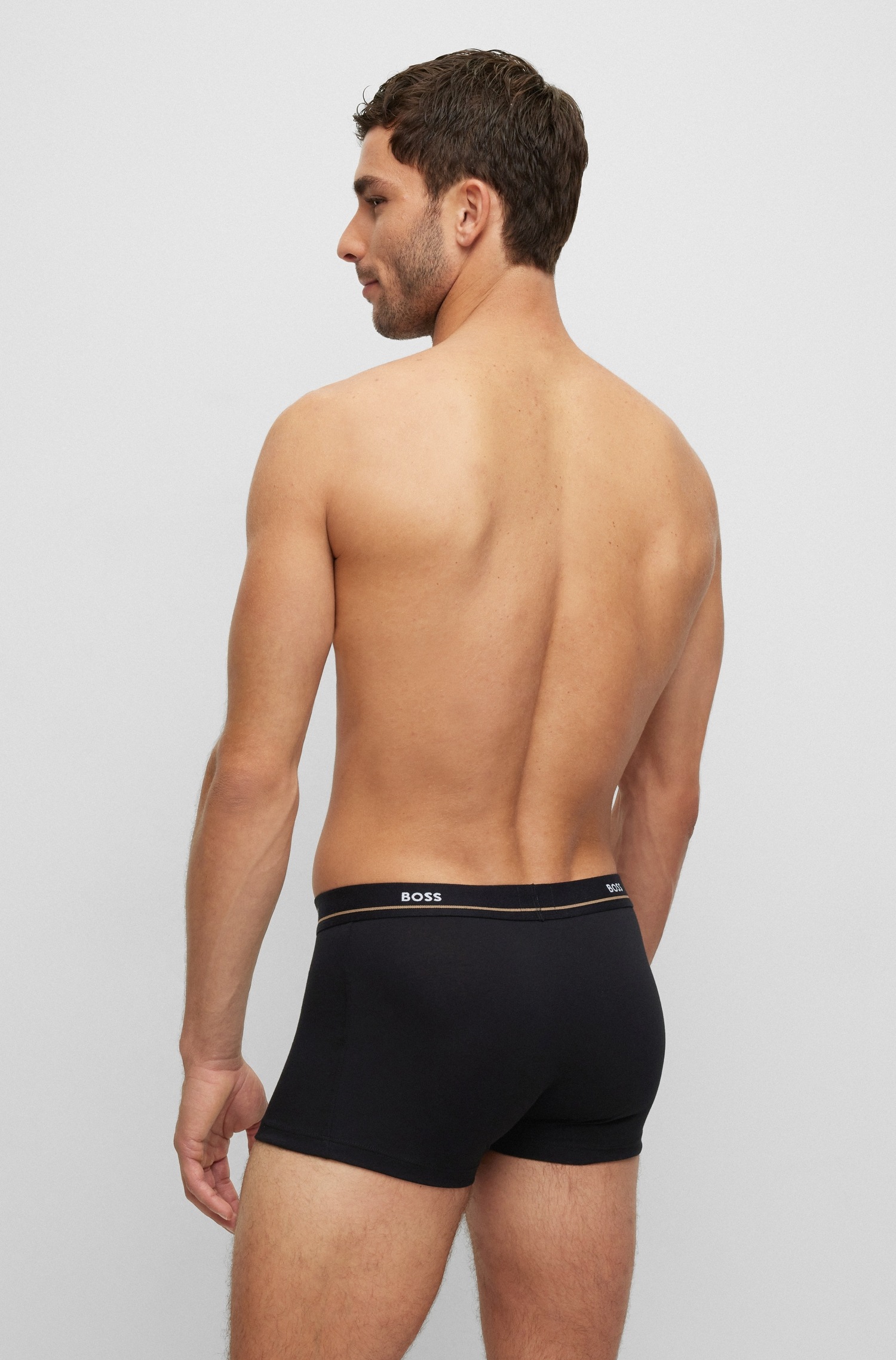 Thumbnail - BOSS Trunk "Trunk 5P Essential" Packung, 5er Pack, 5 Stk. mit modischem, teilweise kontrastfarbenen BOSS Logo-Elastikbun...