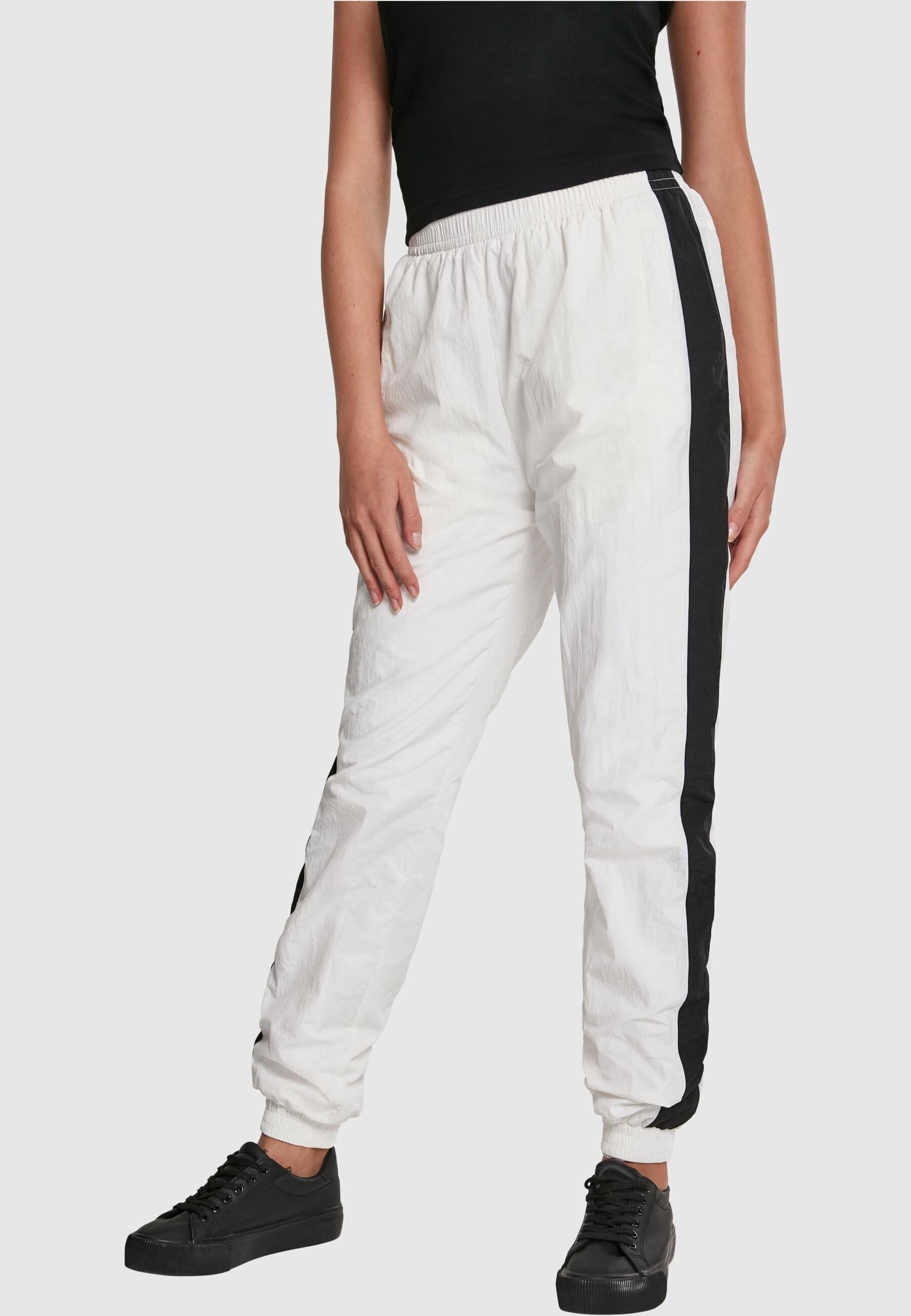 URBAN CLASSICS Stoffhose »Urban Classics Damen Ladies Striped Crinkle Pants«, (1 tlg.)