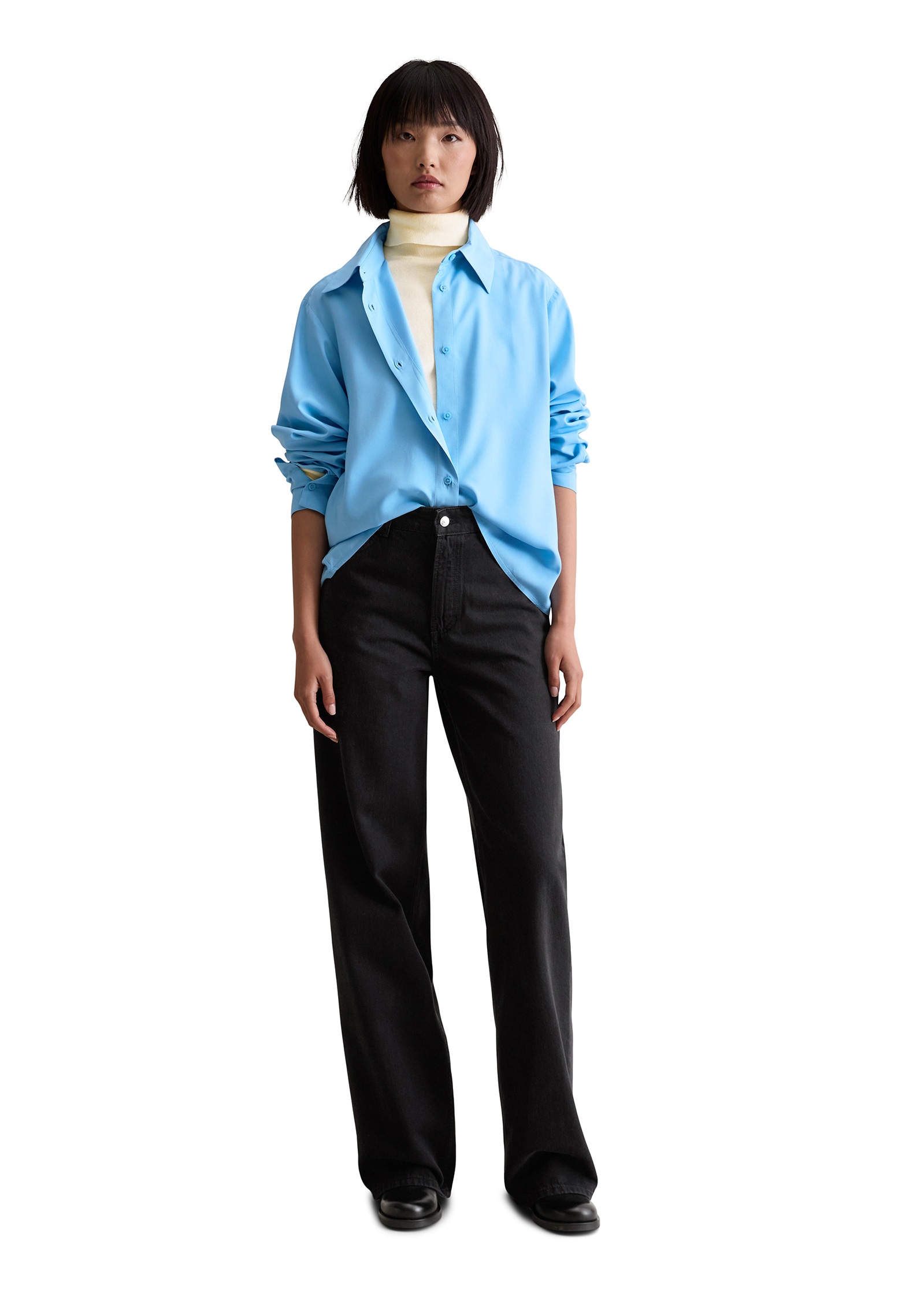 Marc O'Polo DENIM Langarmbluse »aus LENZING™ ECOVERO™«