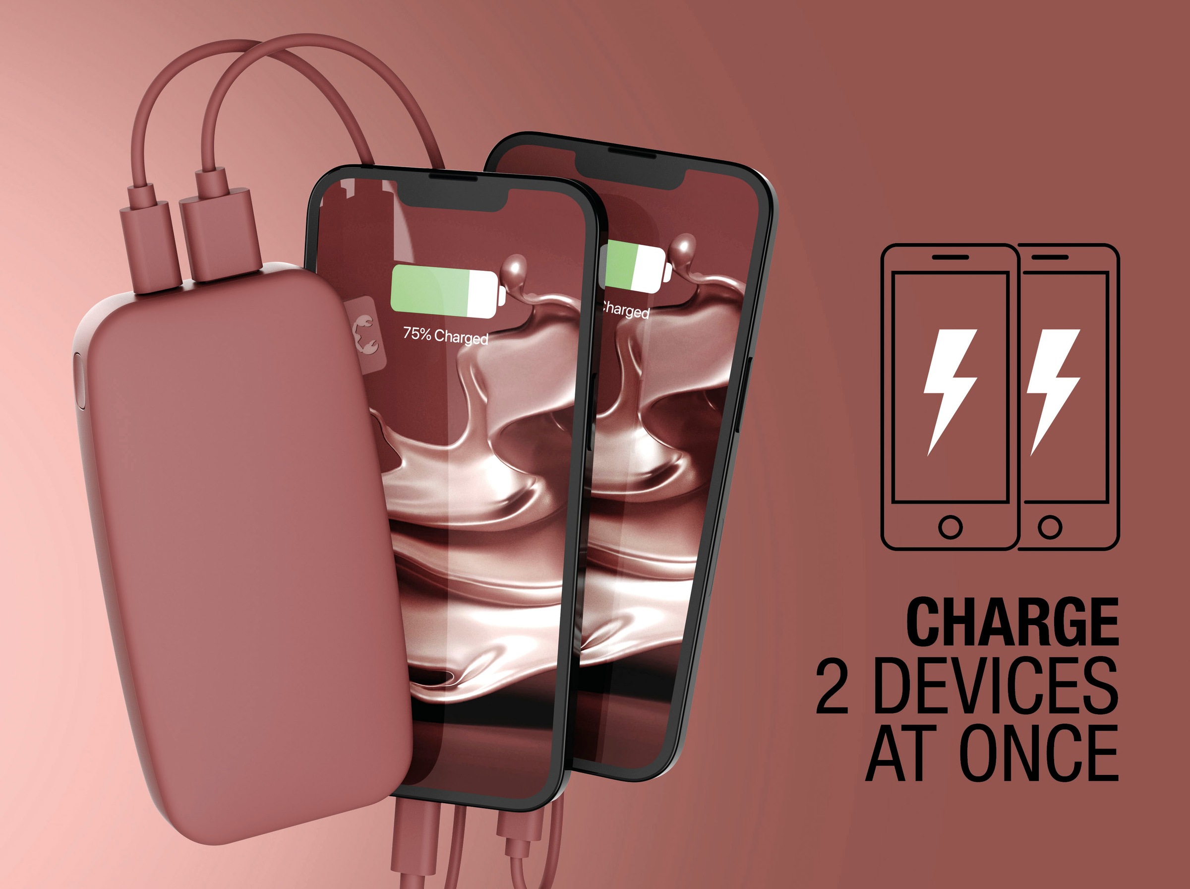 Fresh´n Rebel Powerbank »Power Pack 12000mAh mit USB-C, Ultra Fast Charge & 20W PD«