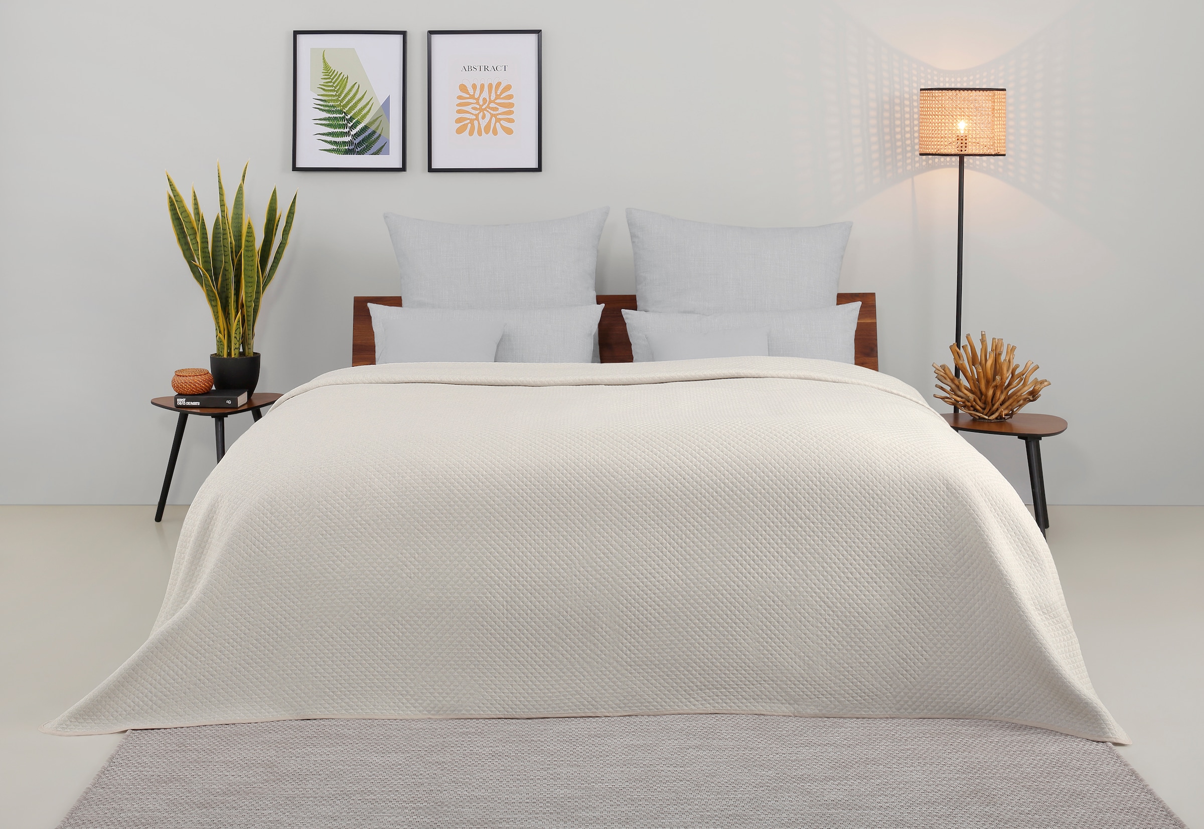 my home Tagesdecke "Annika gesteppte Tagesdecke, aus 50% recyceltem Polyest günstig online kaufen