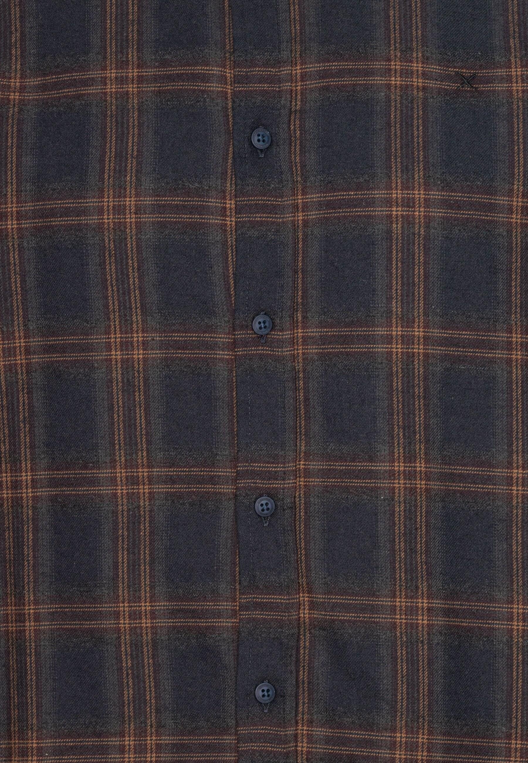 Clean Cut Copenhagen Langarm-Poloshirt »Clean Cut Copenhagen Dylan Checked Flannel Shirt« 1 Stk.