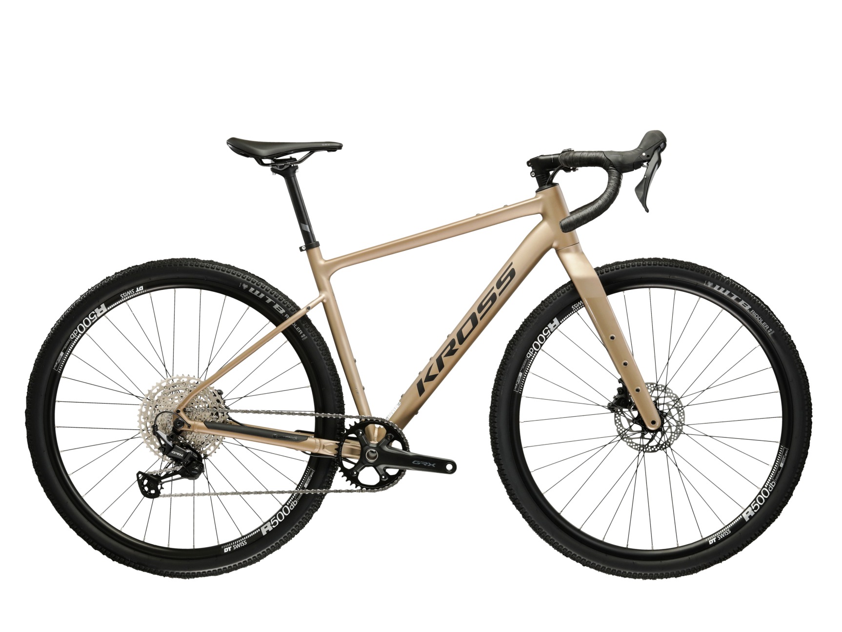 Kross Gravelbike »Gabel Carbon Esker 5.0 28" braun 12 Gänge 2026« 12 Gang Shimano GRX RX822 Schaltwerk Kettenschaltung Gabel aus Carbon