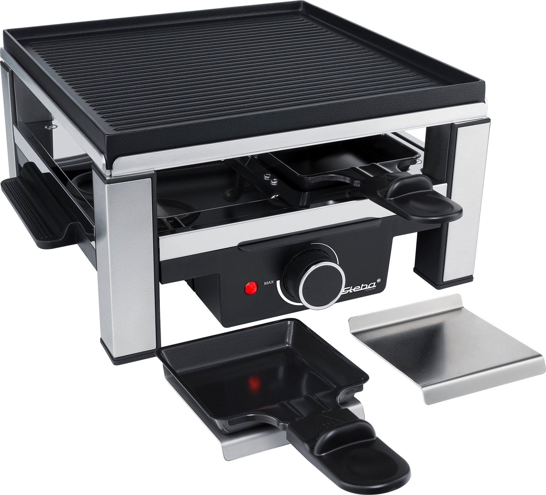 Steba Raclette "RC 104" 4 Stk. Raclettepfännchen 900 W günstig online kaufen