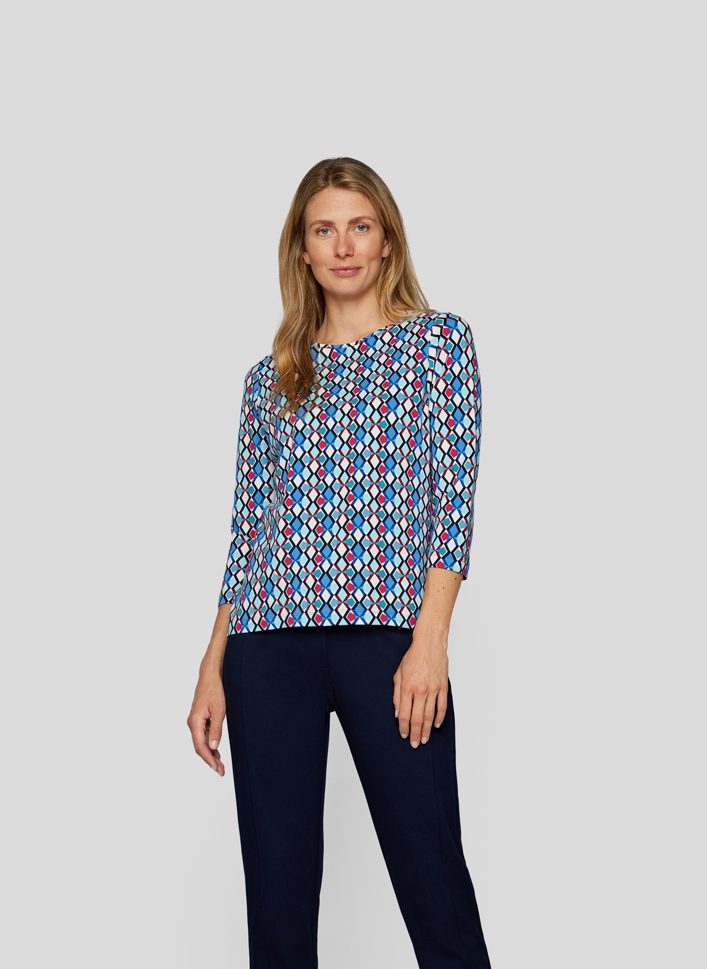 Rabe Print-Shirt "RABE Lebendig gemustertes Damen-Shirt"