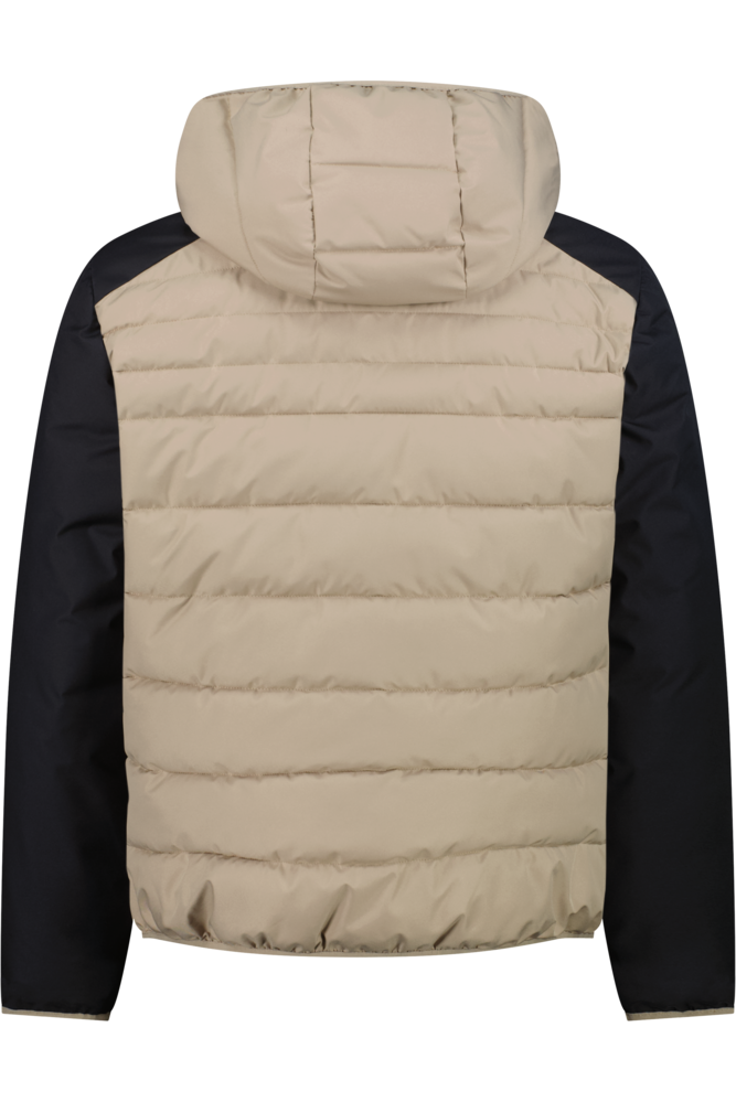 CMP Steppjacke »MAN JACKET SNAPS HOOD« mit Kapuze Clima Protect®, Sorona® Flock, wasserabweisend