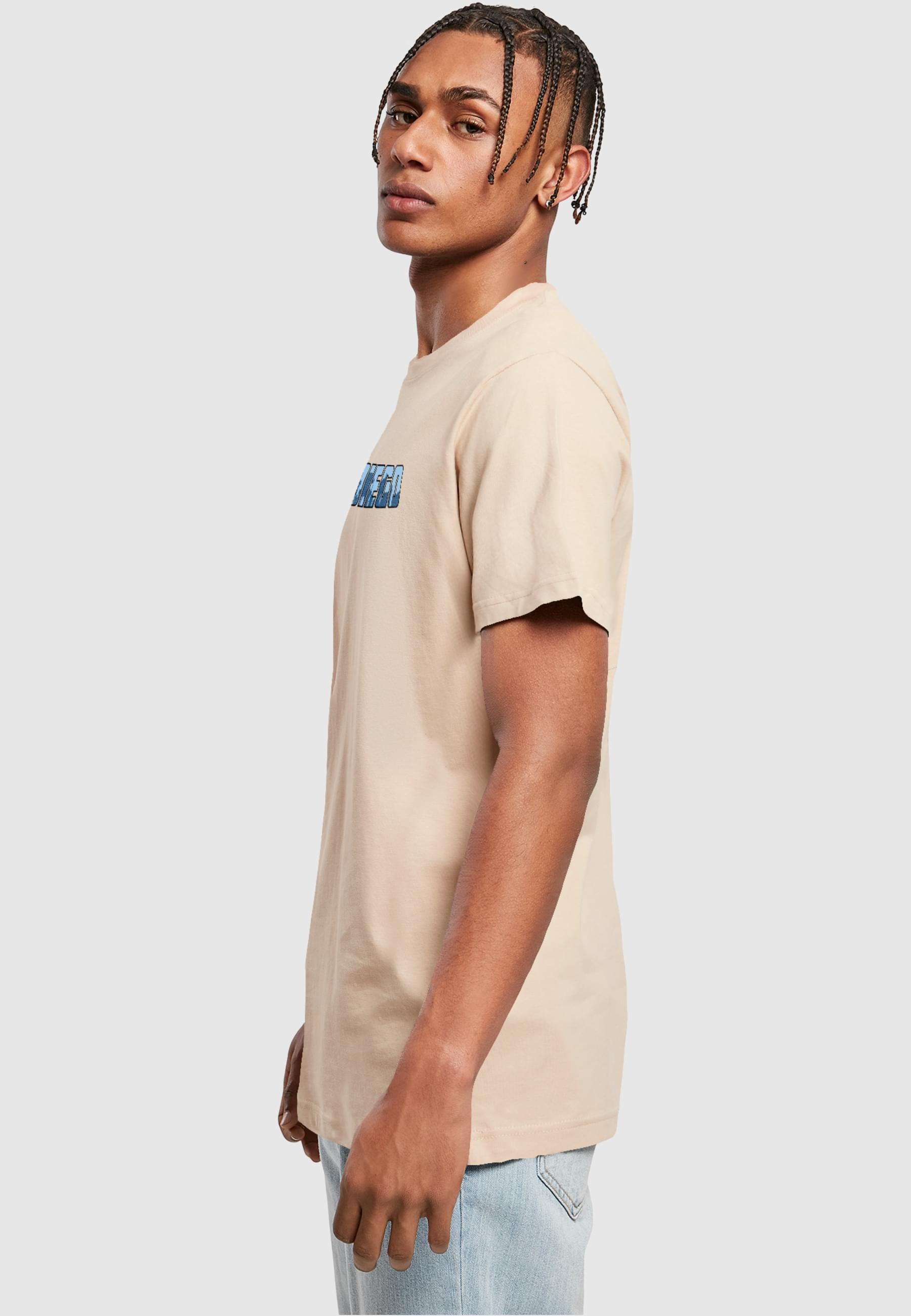 Merchcode T-Shirt »Merchcode Herren Grand San Diego Skyline T-Shirt Round Neck«, (1 tlg.)