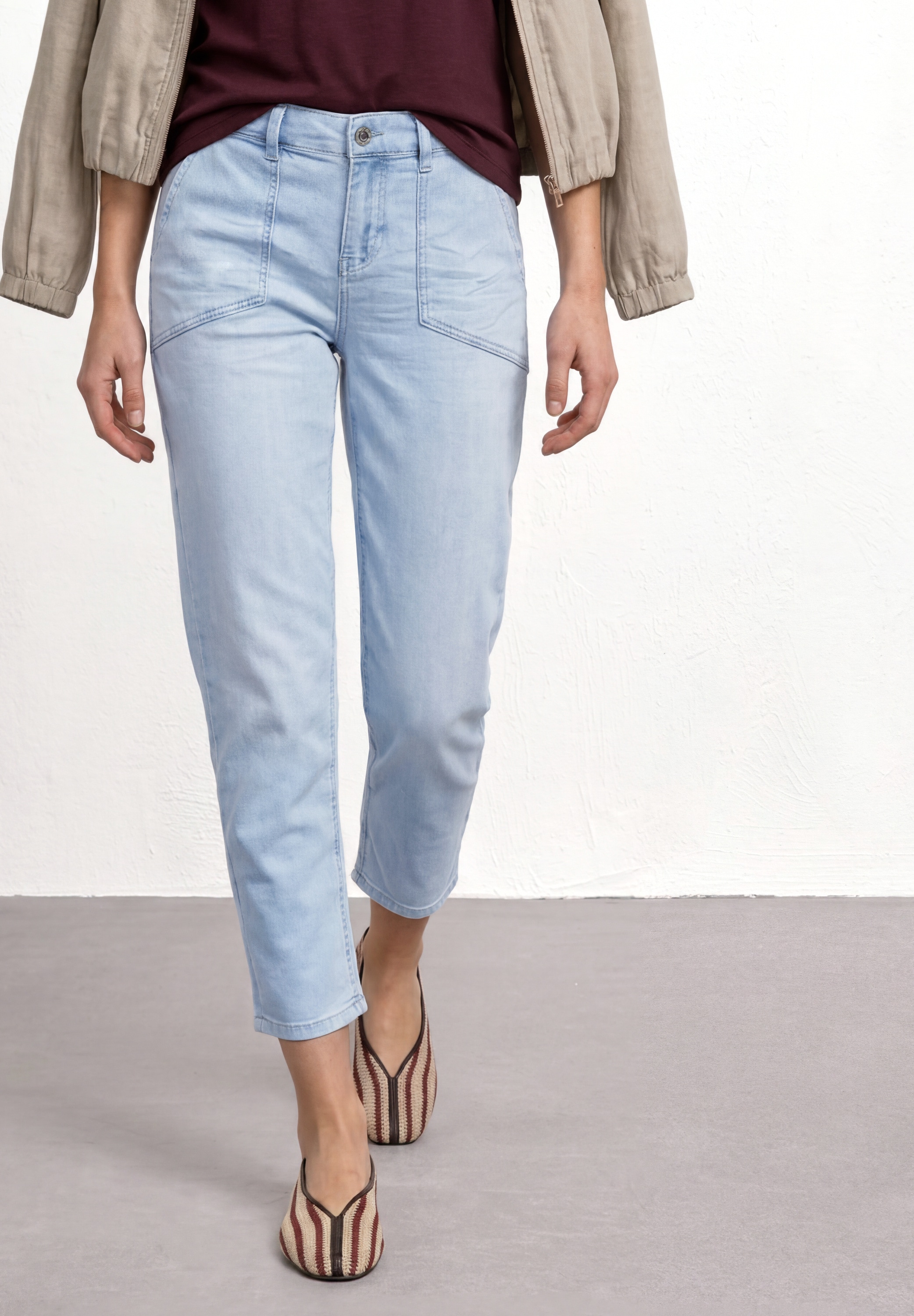STREET ONE Loose-fit-Jeans Middle Waist