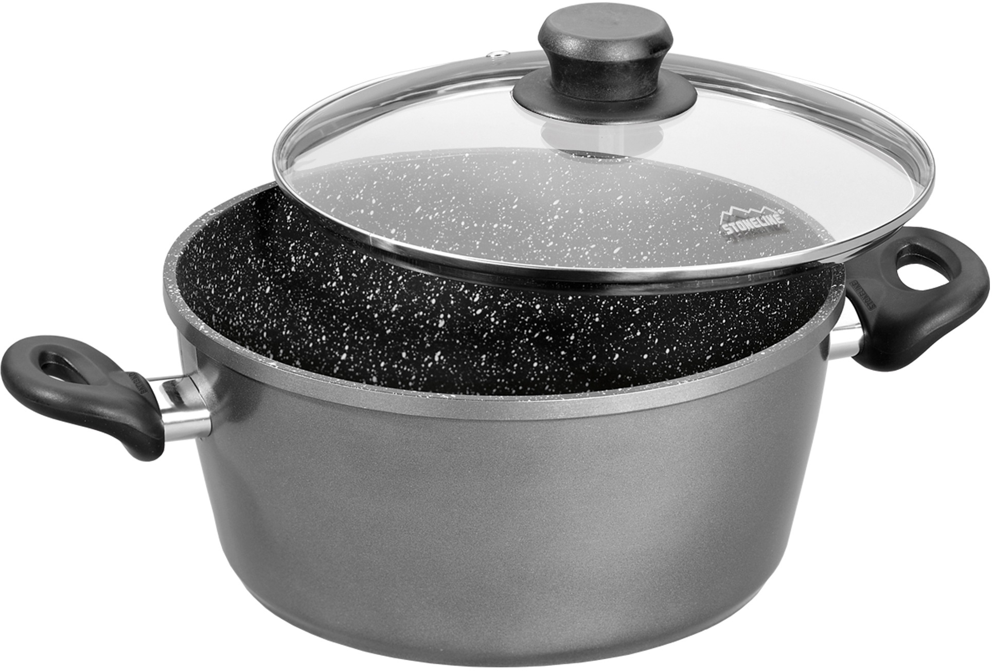 Stoneline Anthrazit Kochtopf 1 Stk. Tlg. Aluminium von Baur