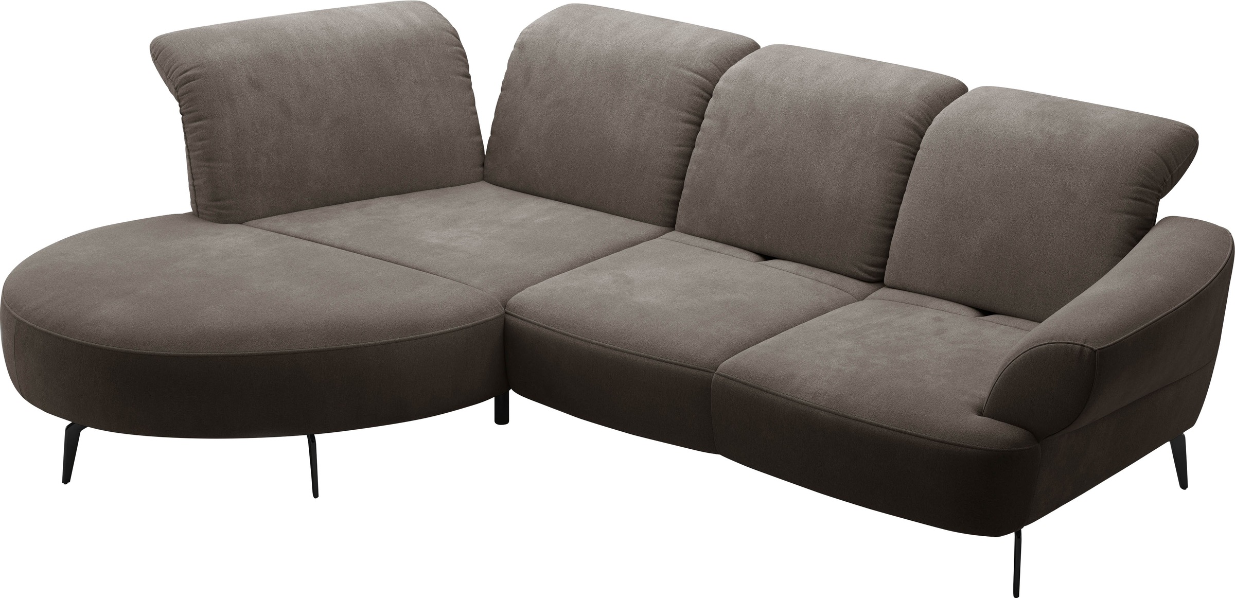 sit&more Ecksofa »Dance«, inkl.System Click&Seat und Sitztiefenverstellung