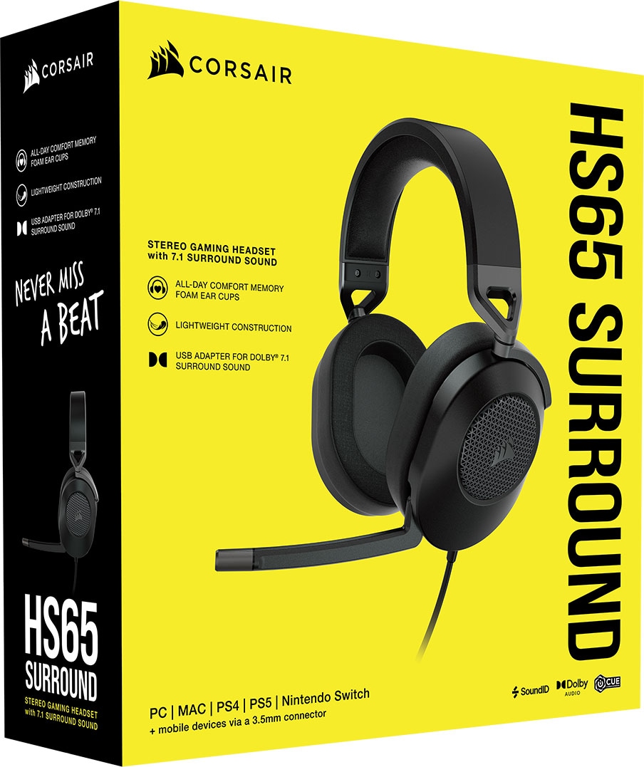 Corsair Gaming-Headset »HS65«, SURROUND