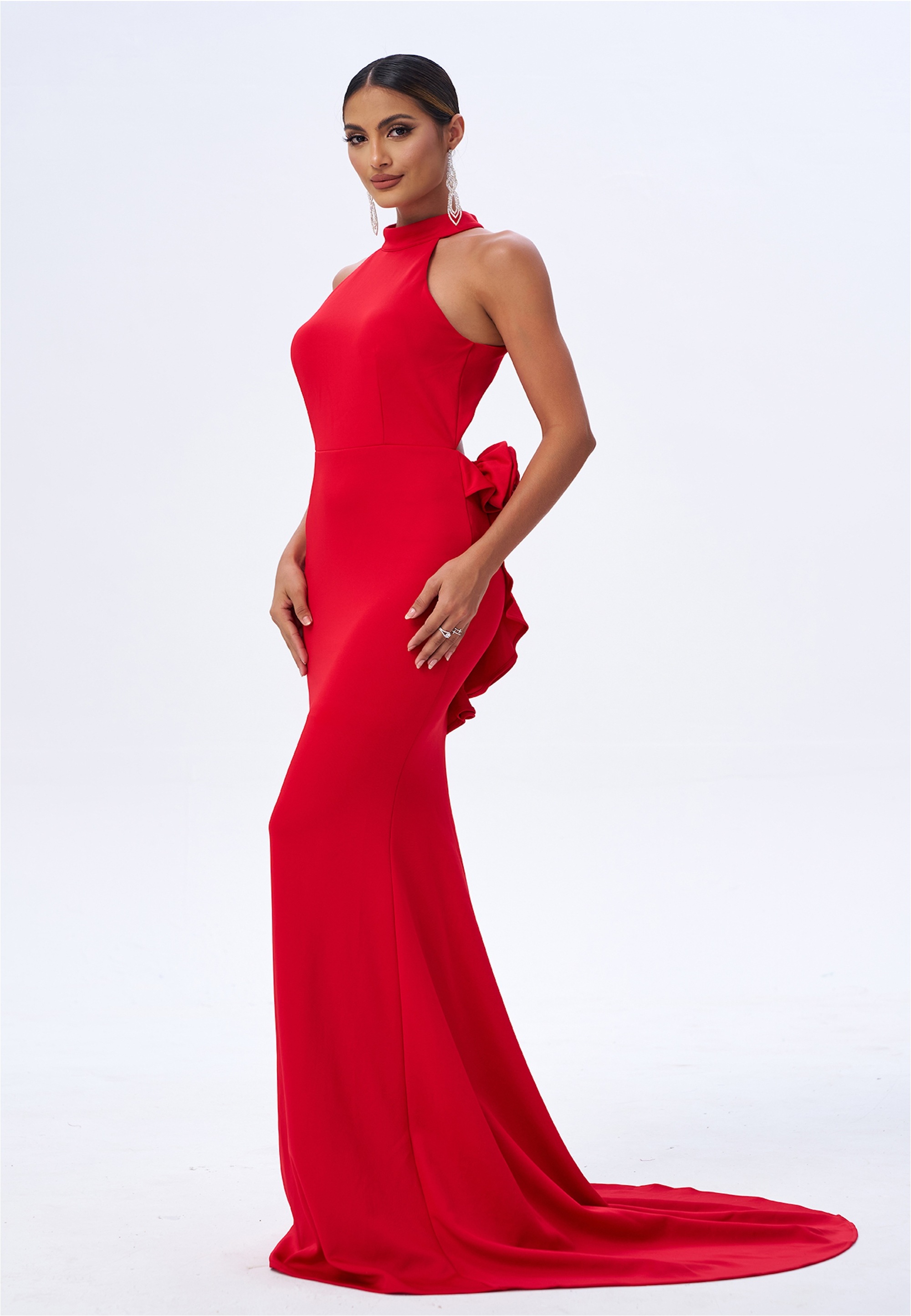 Moda Minx Jerseykleid »ANGEL«, mit tiefem Rückenausschnitt