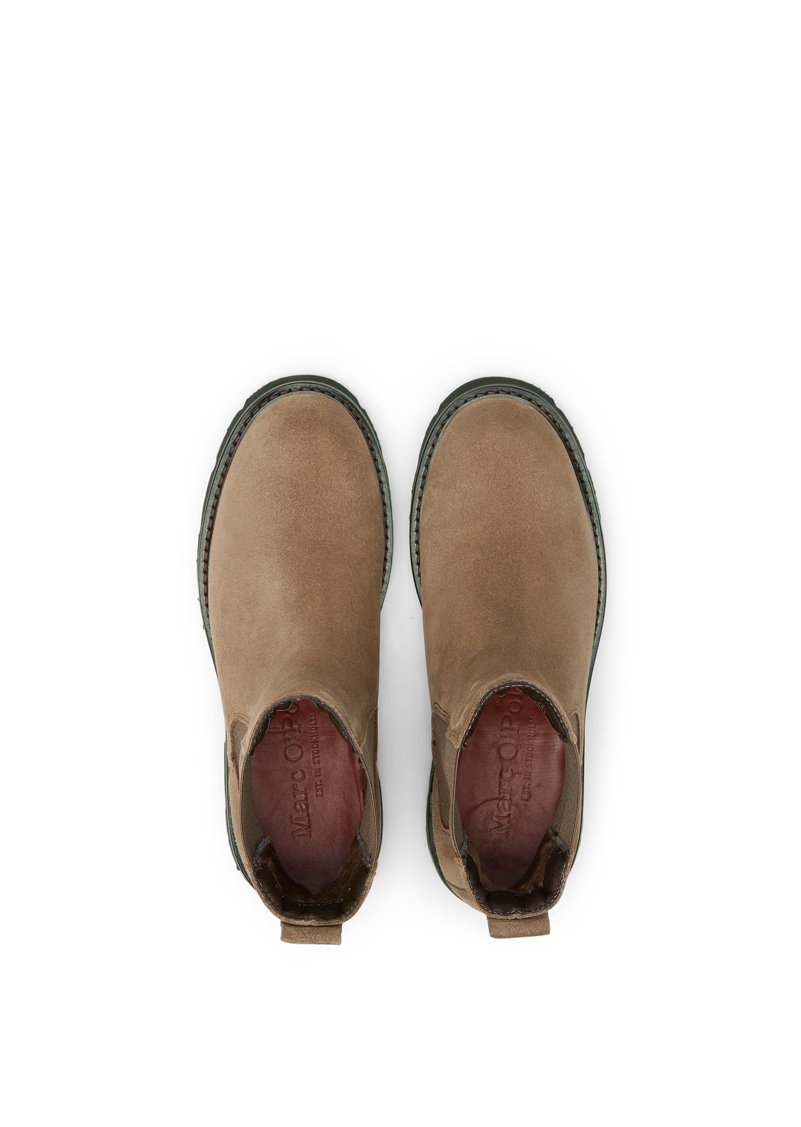Marc O'Polo Chelseaboots »aus edlem Velours-Rindleder«