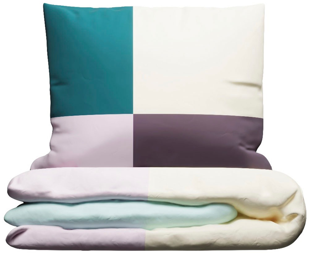 Grund Bettwäsche »Blocca Bettwäsche« 2 tlg. Aus 100% Baumwollsatin gefertigt