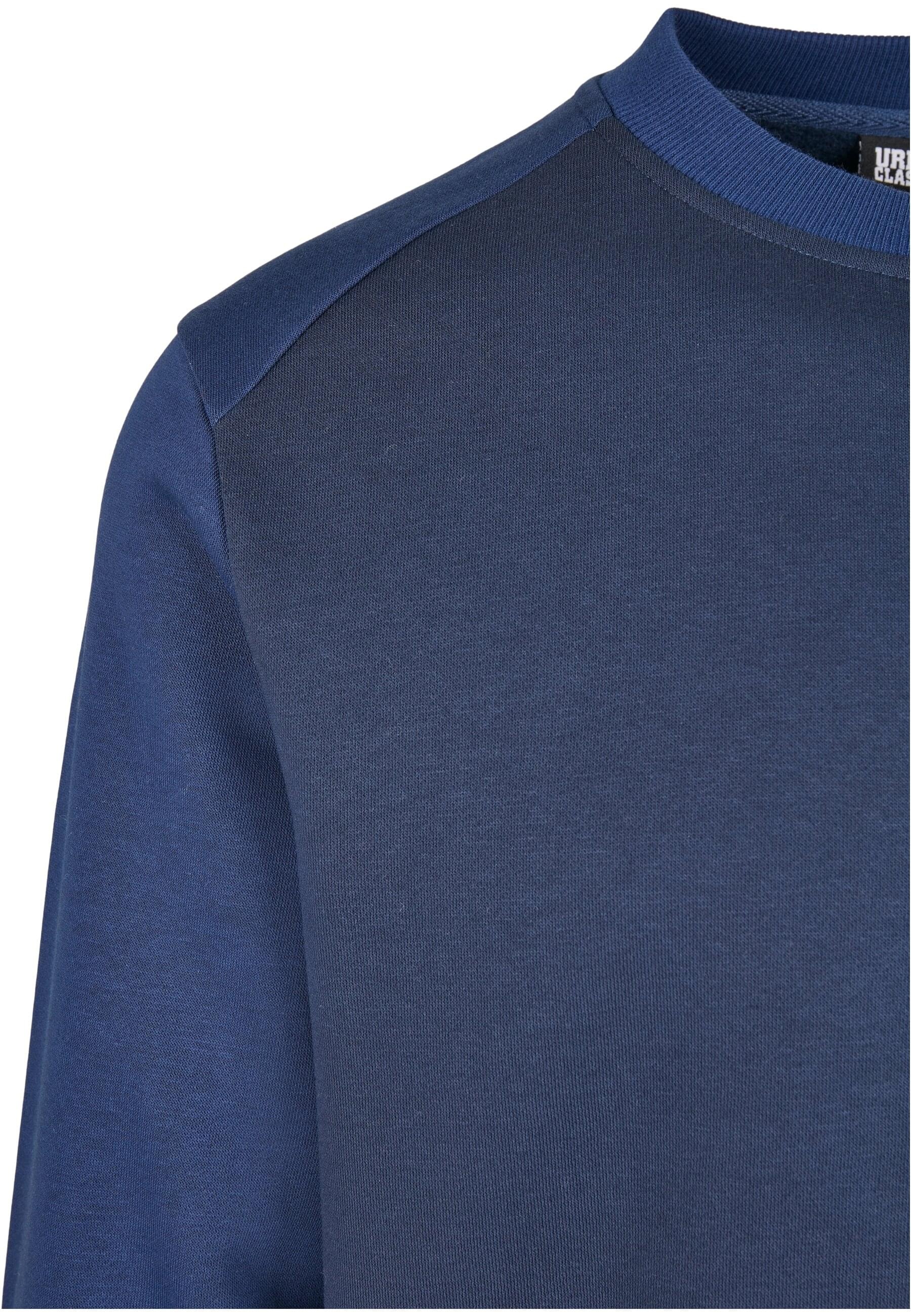 URBAN CLASSICS Rundhalspullover »Urban Classics Herren 2-Tone Fake Raglan Crew«, (1 tlg.)