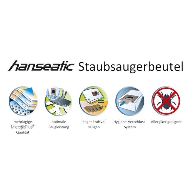 Hanseatic Staubsaugerbeutel, (Packung, 10 St.) bestellen | BAUR