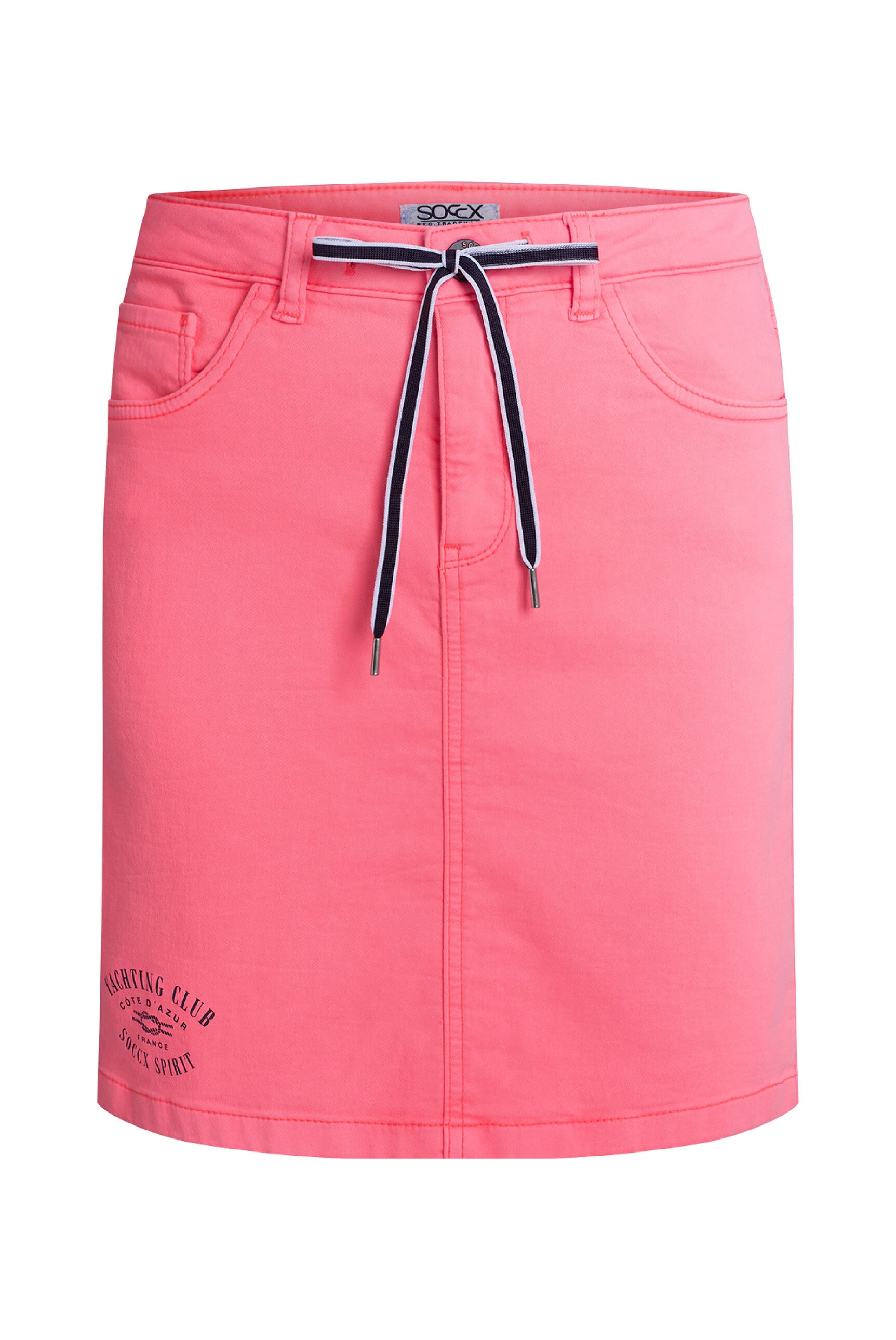 SOCCX Jeansrock mit Baumwolle günstig online kaufen