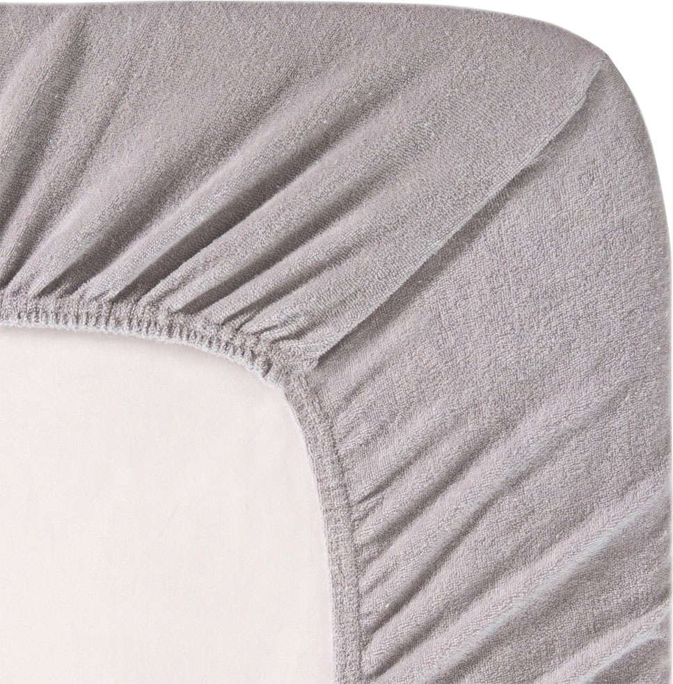 Cinderella Spannbettlaken »Uni Frottier Topper«, für Topper geeignet