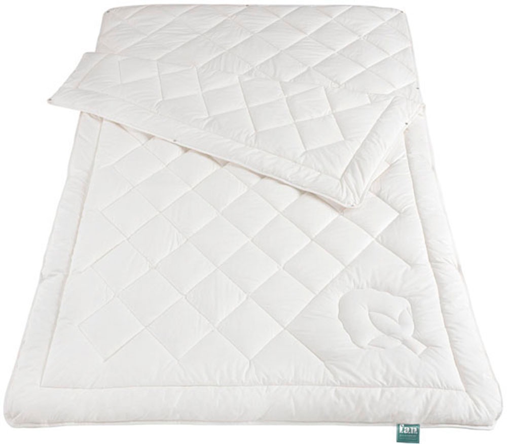 f.a.n. Frankenstolz Bettdecke Baumwolle kbA Vierjahreszeiten-Steppbett 155x220