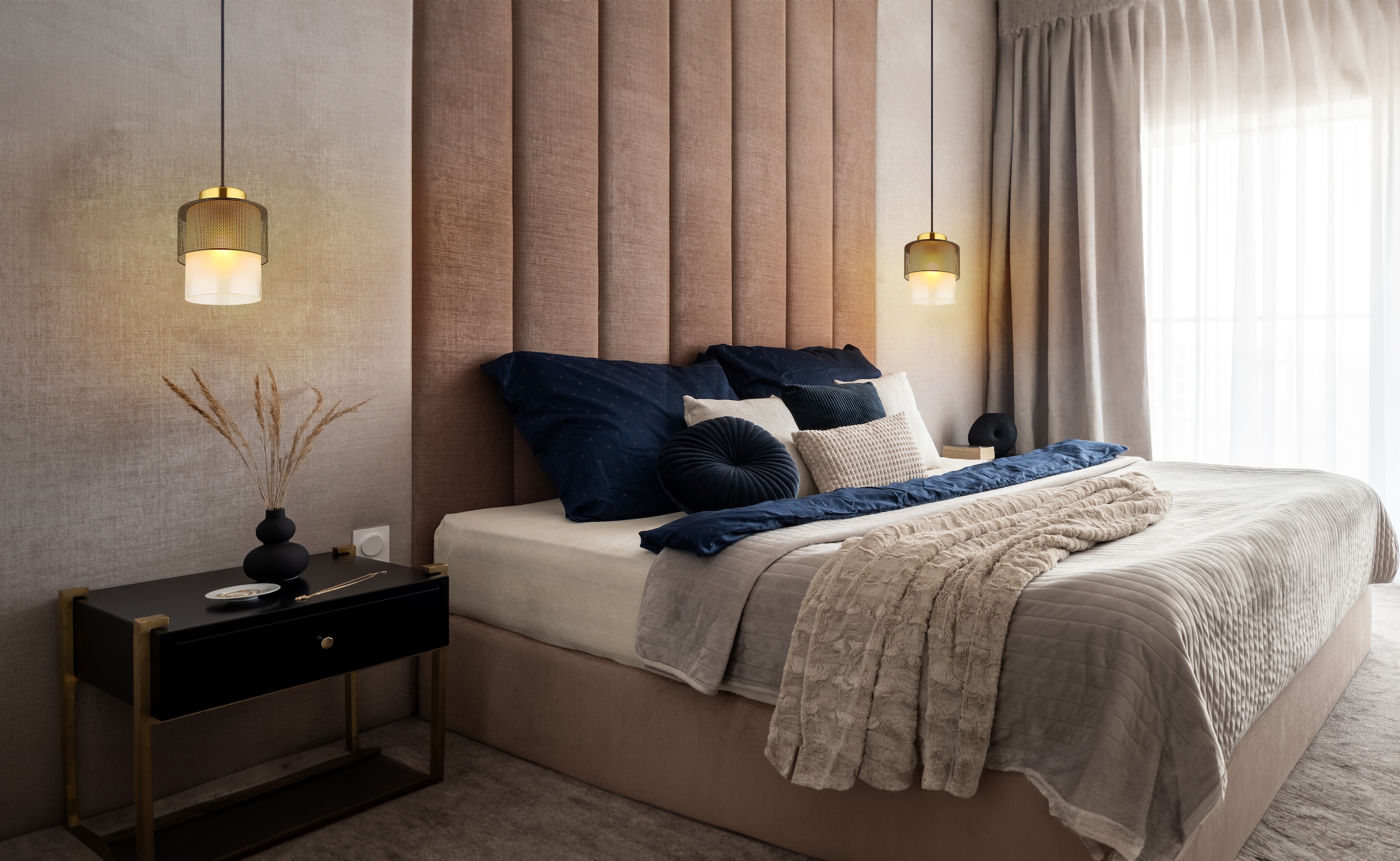 GLOBO LIGHTING Hängeleuchte »OLGA«, Leuchtmittel E27 | ohne Leuchtmittel, Hängelampe/Pendelleuchte/Esszimmer/Wohnzimmer/Esstisch