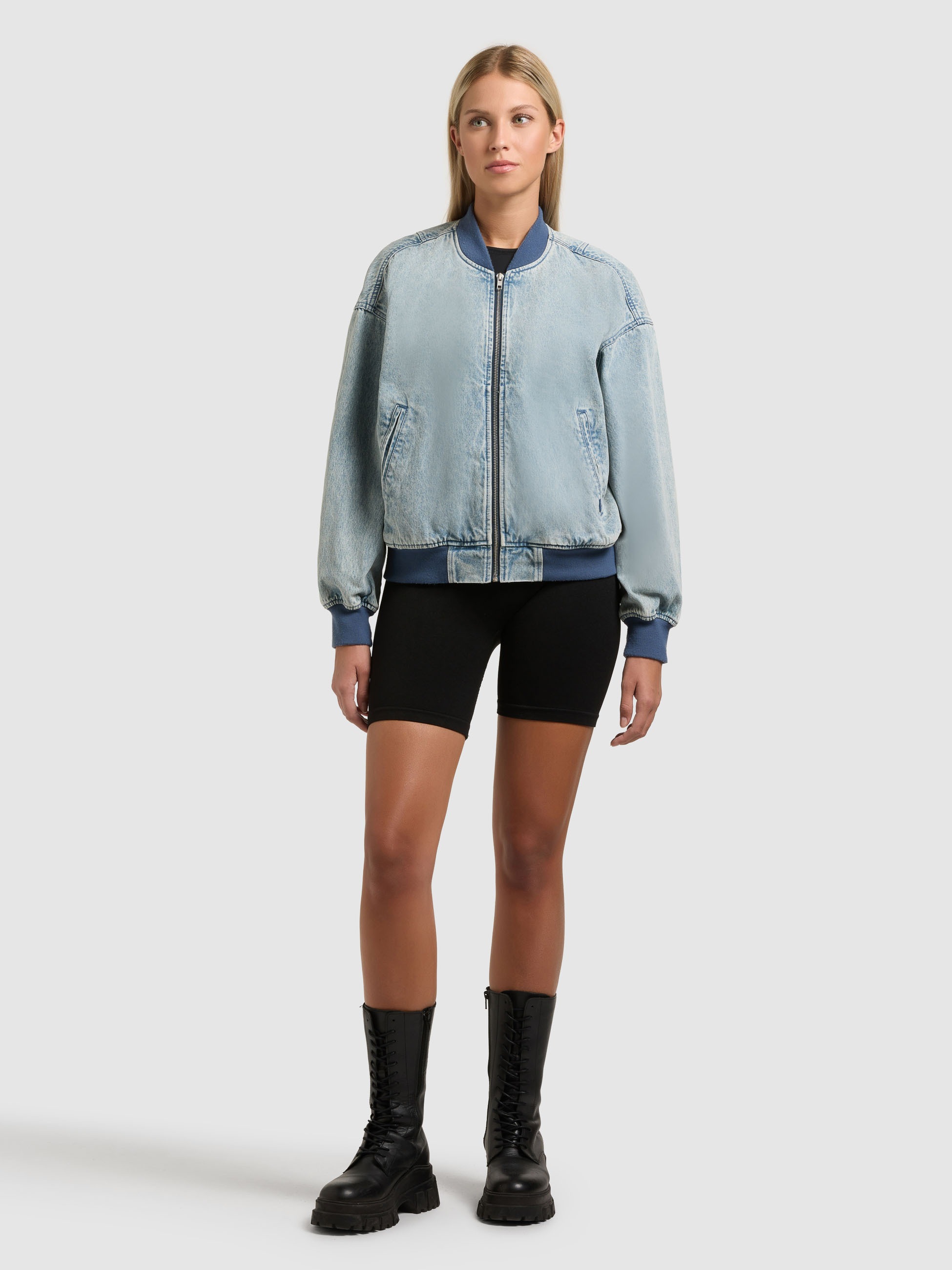 khujo Jeansjacke »CLARA« ohne Kapuze