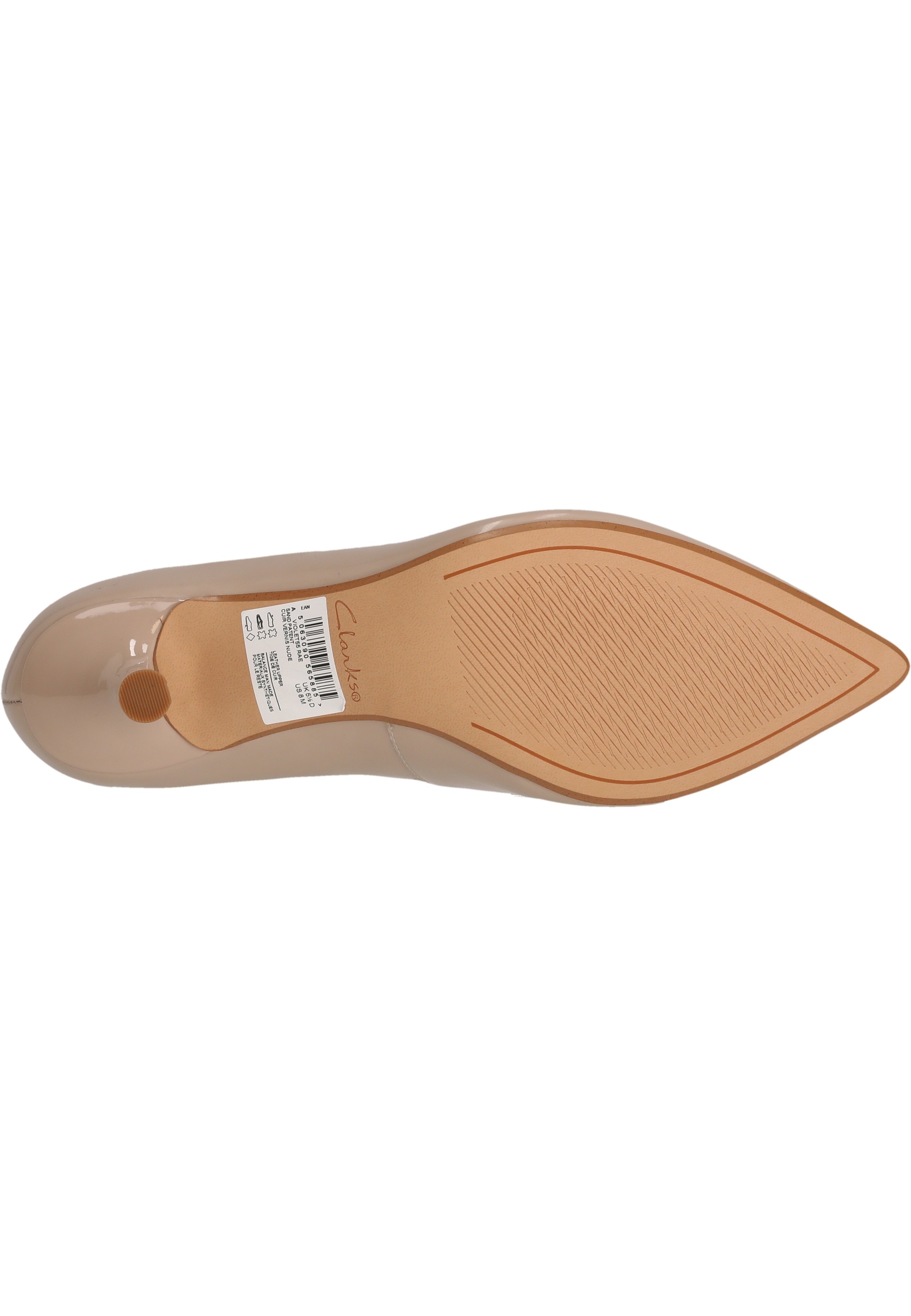 Clarks Slipper »Violet60«, mit spitzer Form