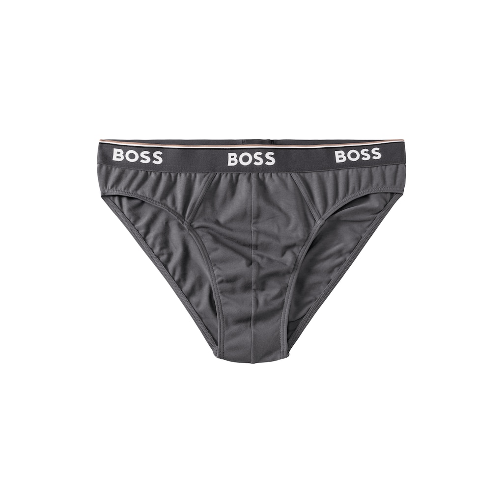 BOSS Slip, (Packung, 3er-Pack), mit Logo Webbund