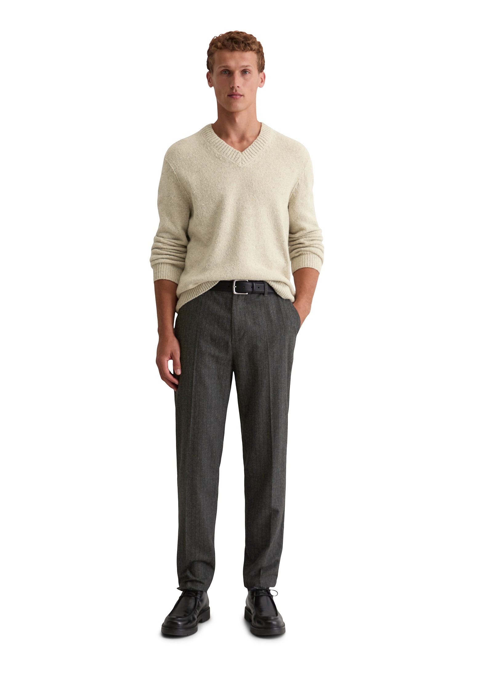 Marc O'Polo V-Ausschnitt-Pullover »aus weichem Woll-Mix«