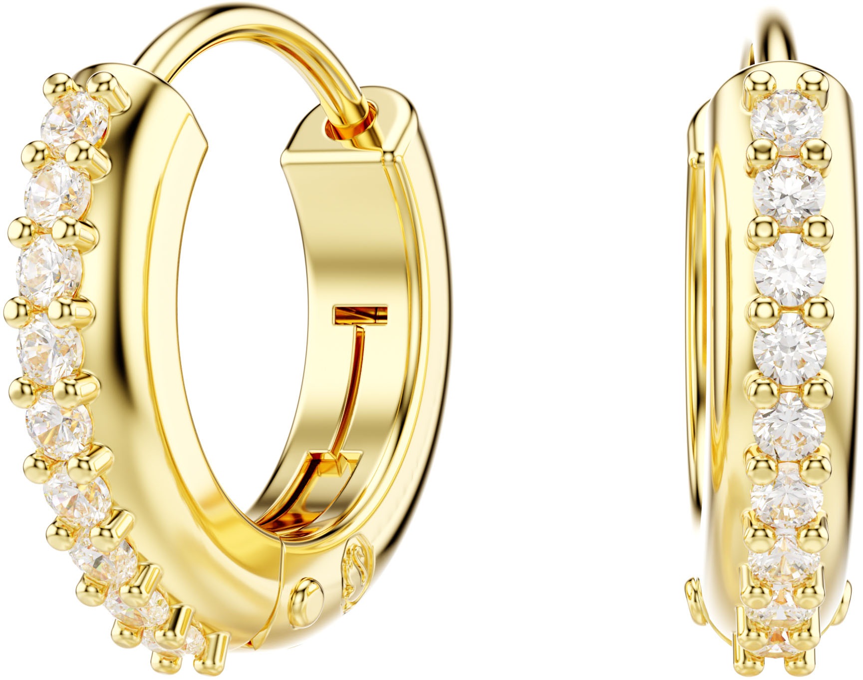 Swarovski Paar Creolen »Schmuck Geschenk Matrix Ohrringe, 5690669, 5690670, 5697228«, mit Swarovski® Zirkonia (synth.)