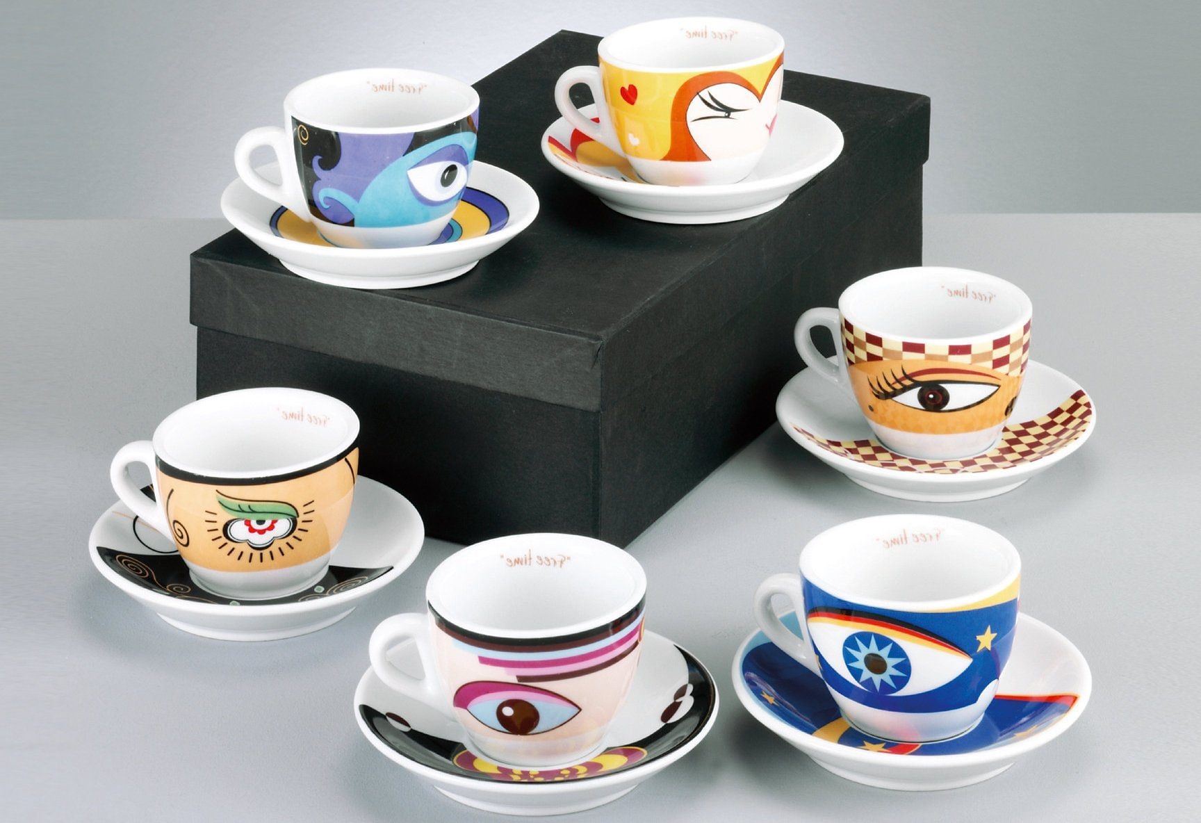 Zeller Present Espressotasse »Magic Eyes«, | tlg.), Untertassen (Set, Tassen, 6 12 kaufen BAUR 6