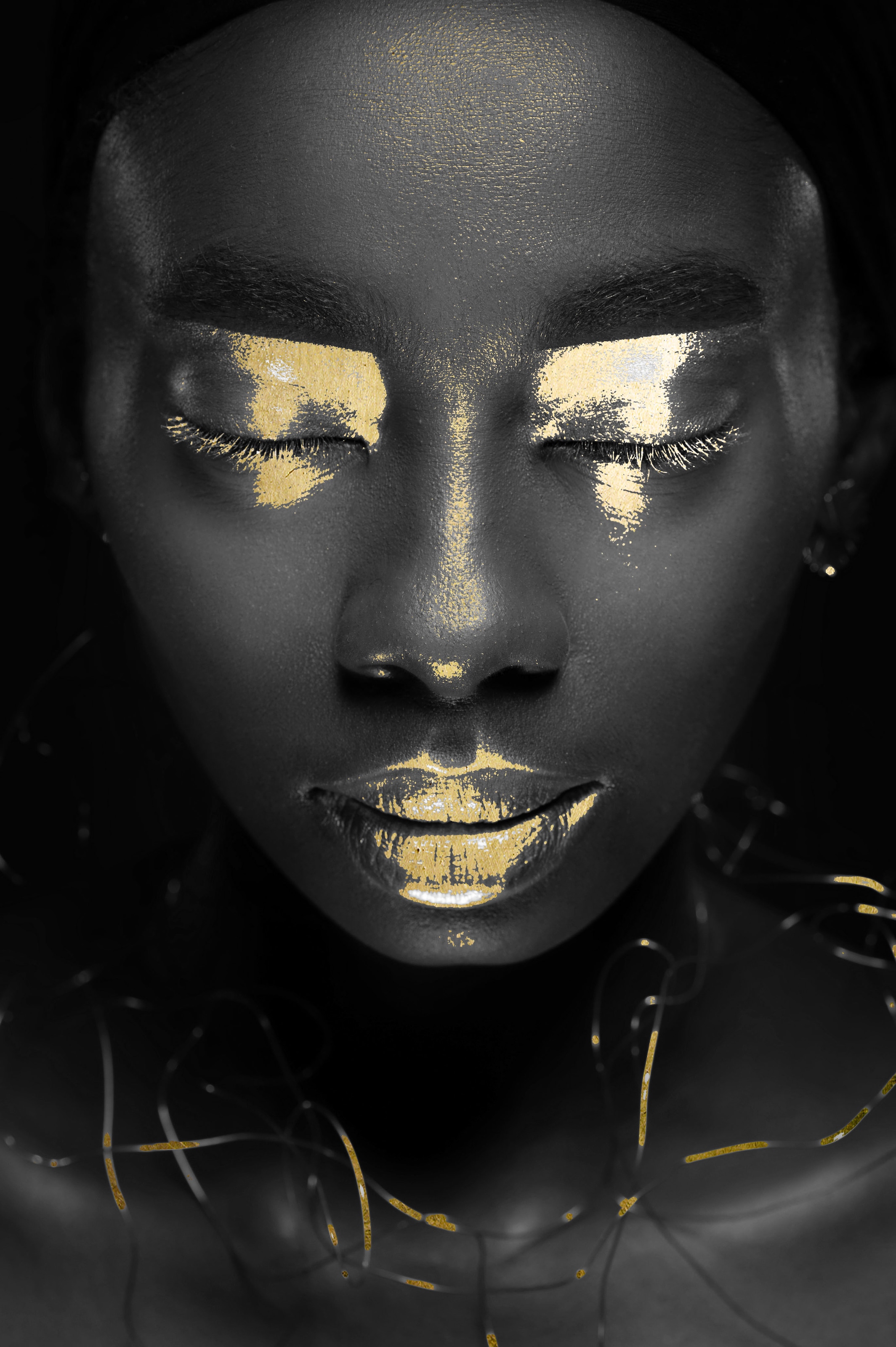 queence Acrylglasbild "Amentet" Bilder von Frauen  Fashion  Frau  Gemälde günstig online kaufen