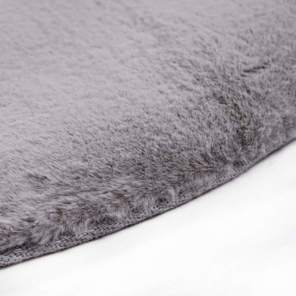 Carpet City Hochflor-Teppich »TOPIA400«, rund, 21 mm Höhe, besonders weich und kuschelig durch Polyester, Uni-Farben