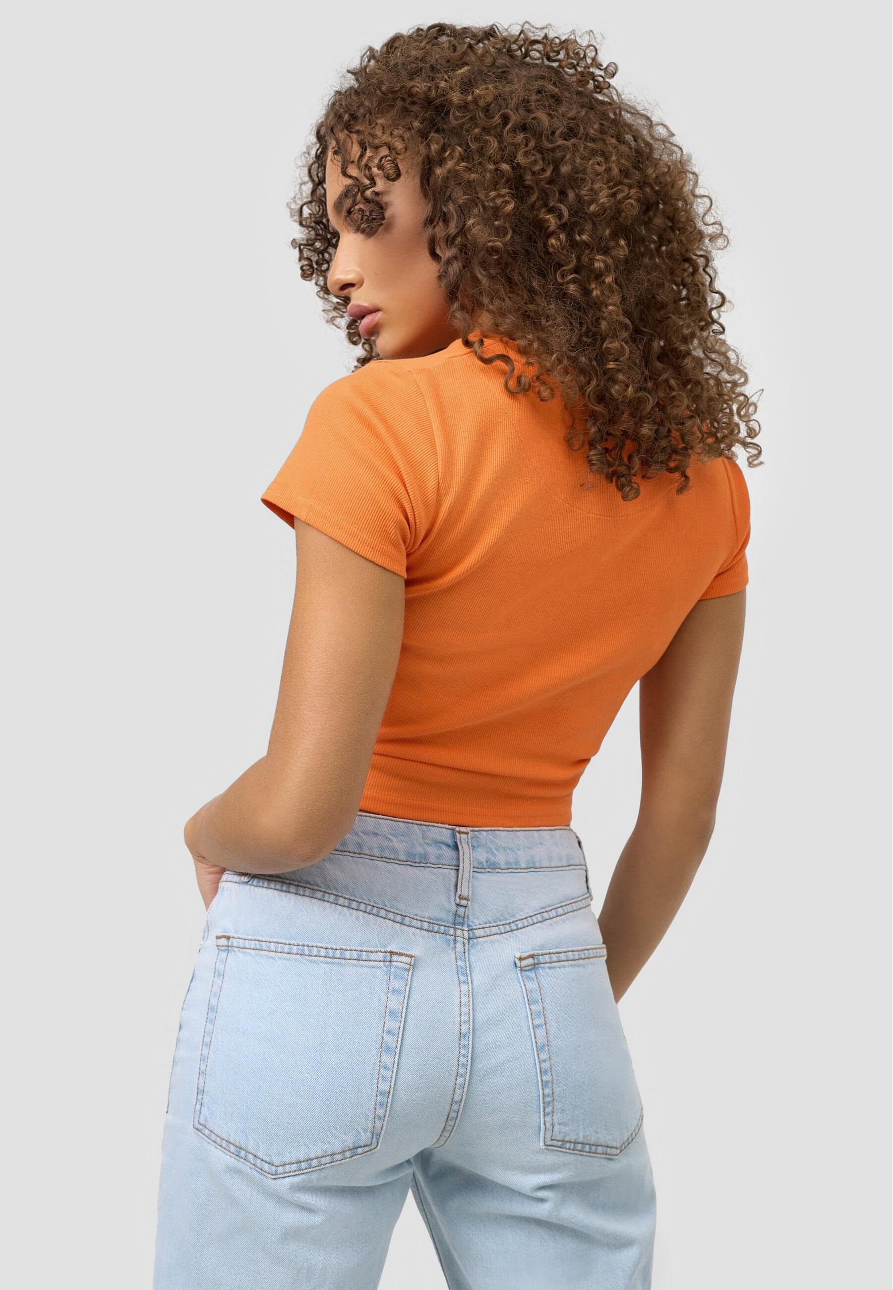 Karl Kani Kurzarmshirt »Karl Kani Damen KW221-024-1 Retro Rib Short Tee«, (1 tlg.)