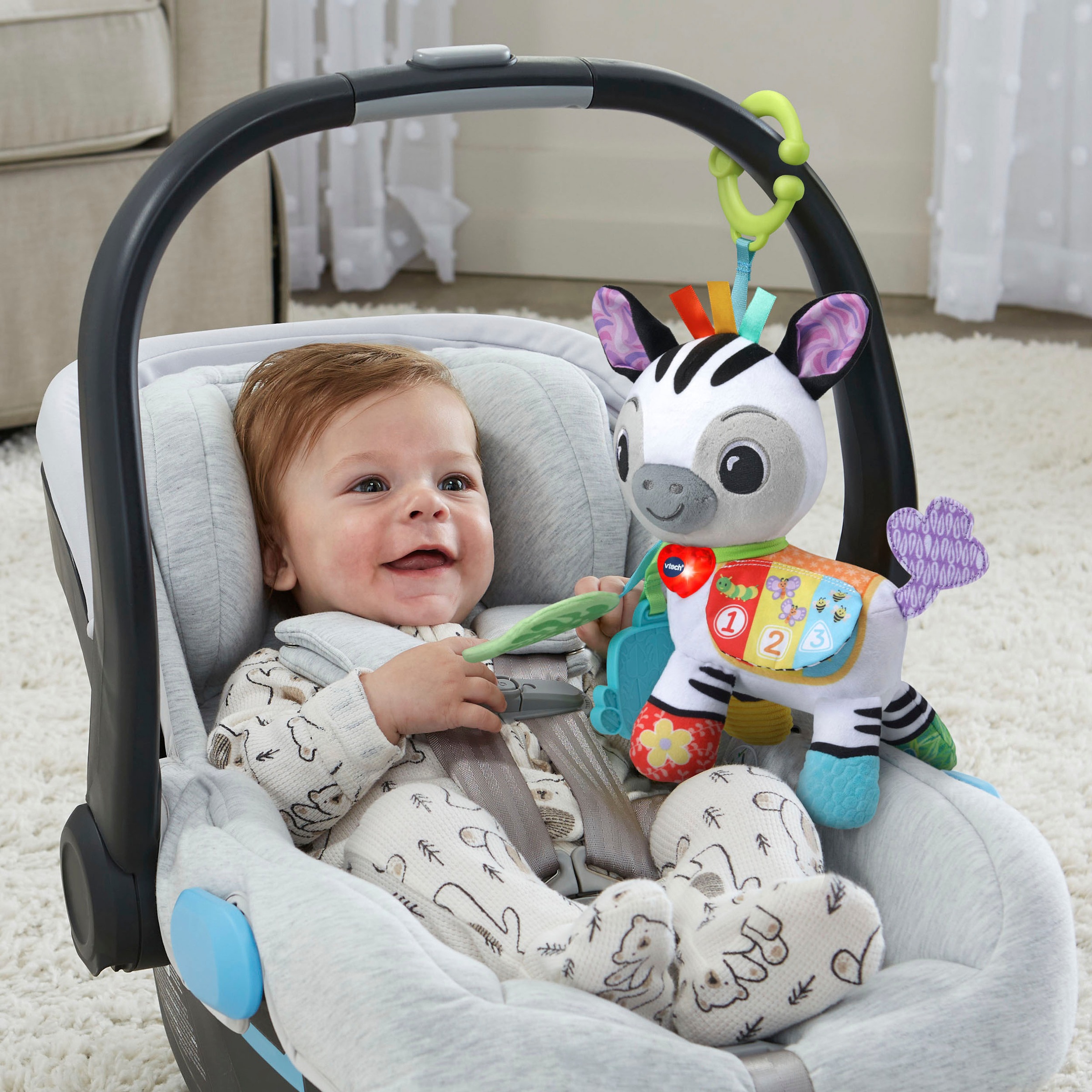 Vtech® Plüschfigur »Vtech Baby, Babys Plüsch-Zebra«, mit Licht und Sound