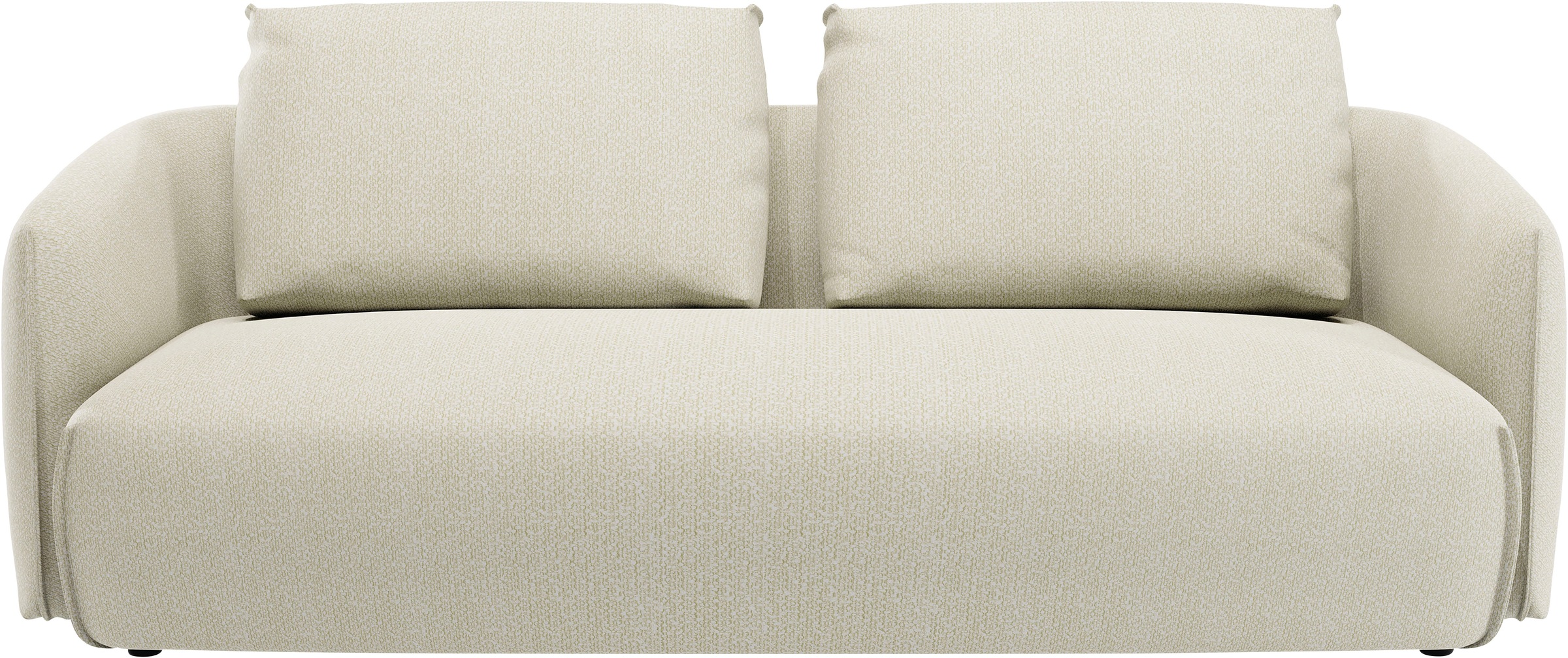 TRENDMANUFAKTUR 3-Sitzer "Shawn Designsofa, elegant geschwungen Armlehnen, günstig online kaufen