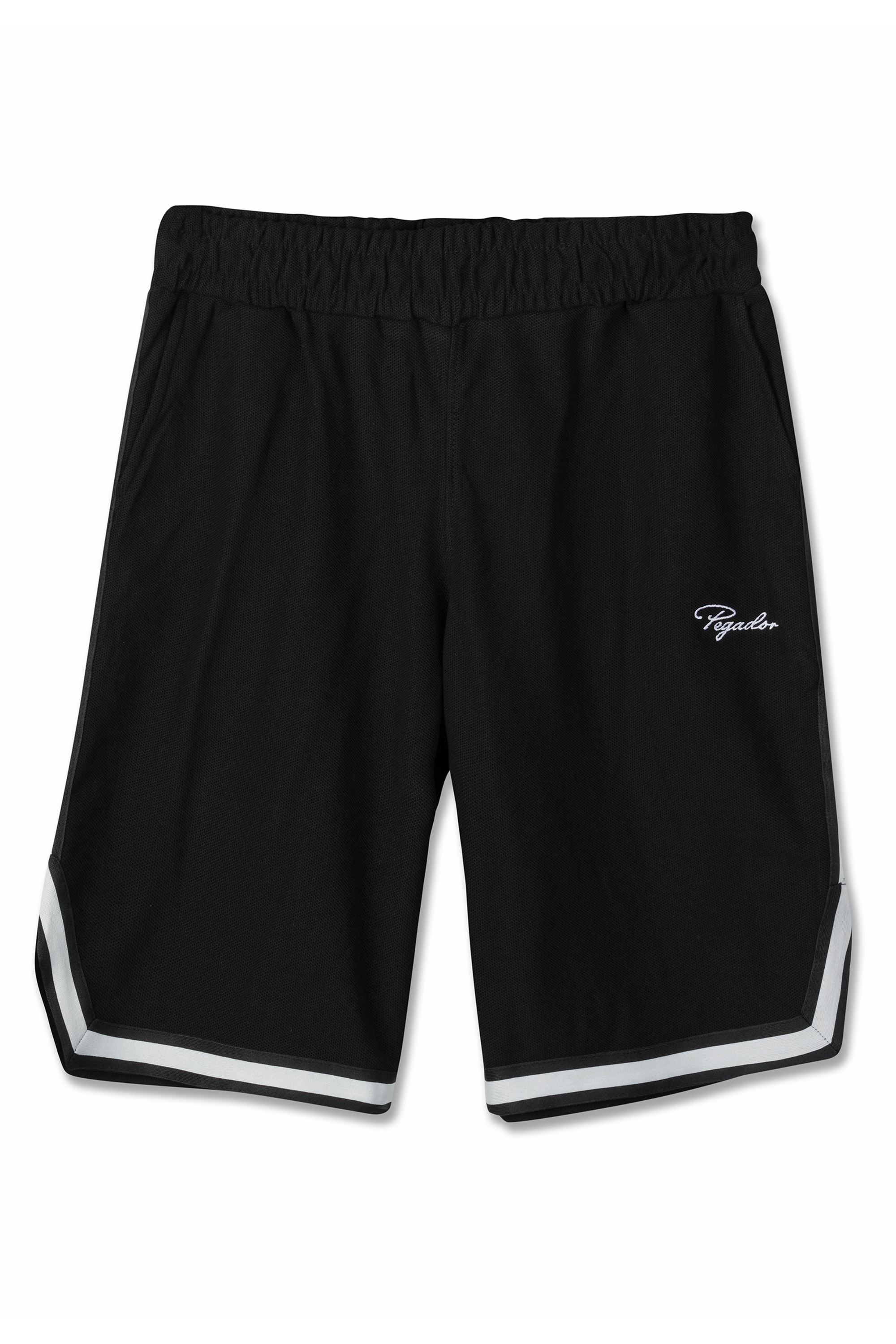 PEGADOR Sweatshorts »Signar Pique Basketball Shorts«  Baumwolle, regular fit
