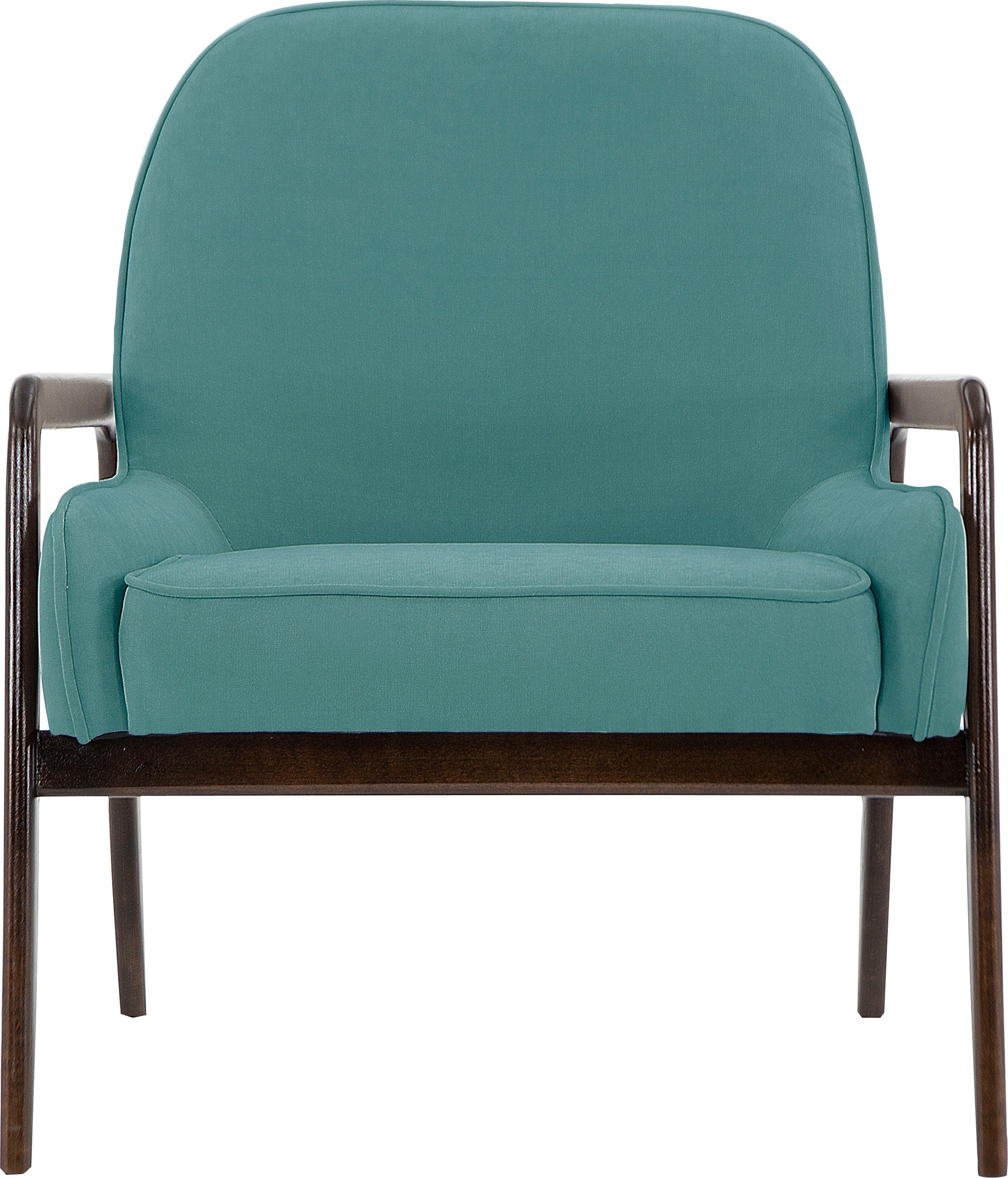 Home affaire Sessel "Braga" wahlweise mit Gestell aus Eiche in dunkel oder günstig online kaufen