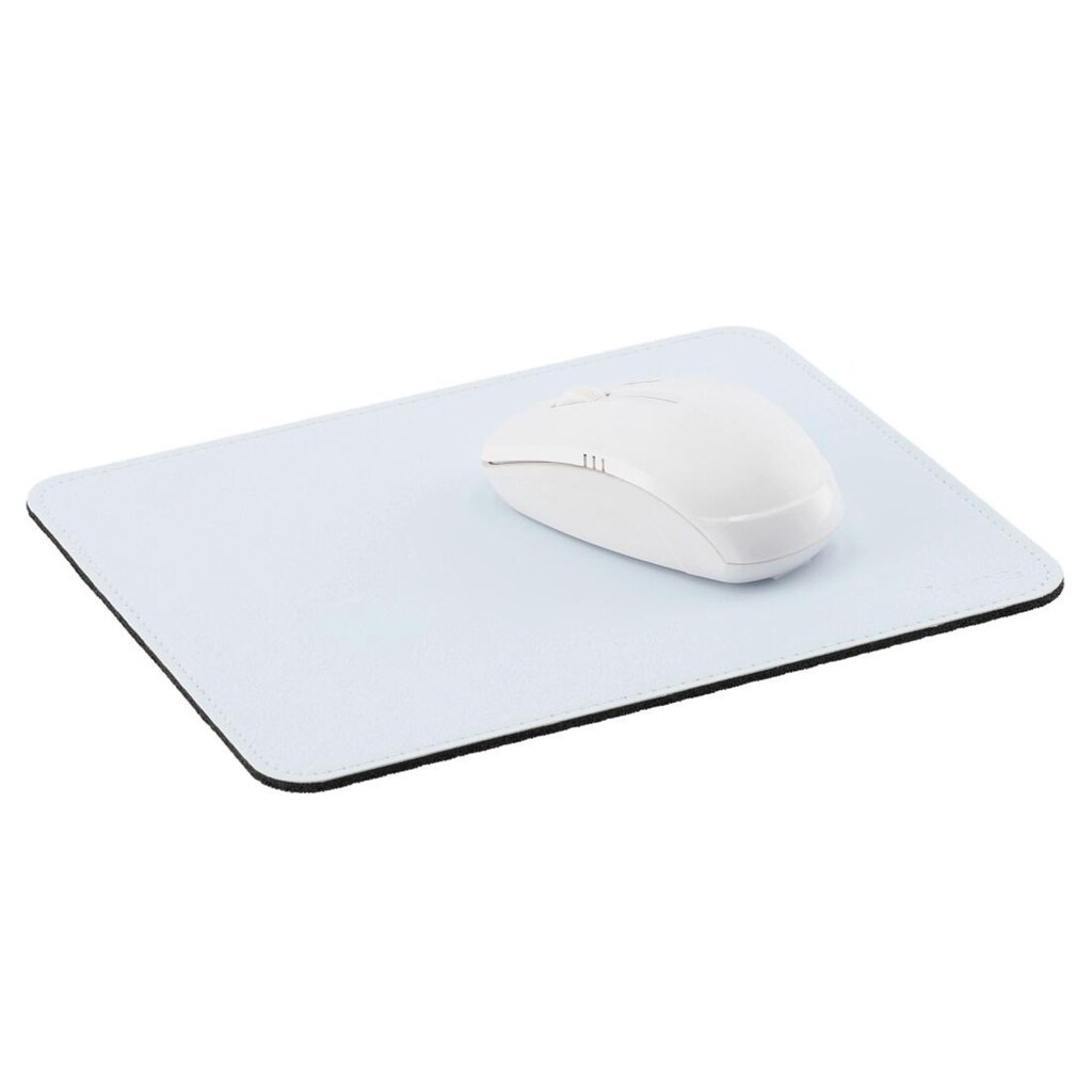 Hama Mauspad »Mauspad Mousepad in edler Lederoptik, Maus Unterlage«